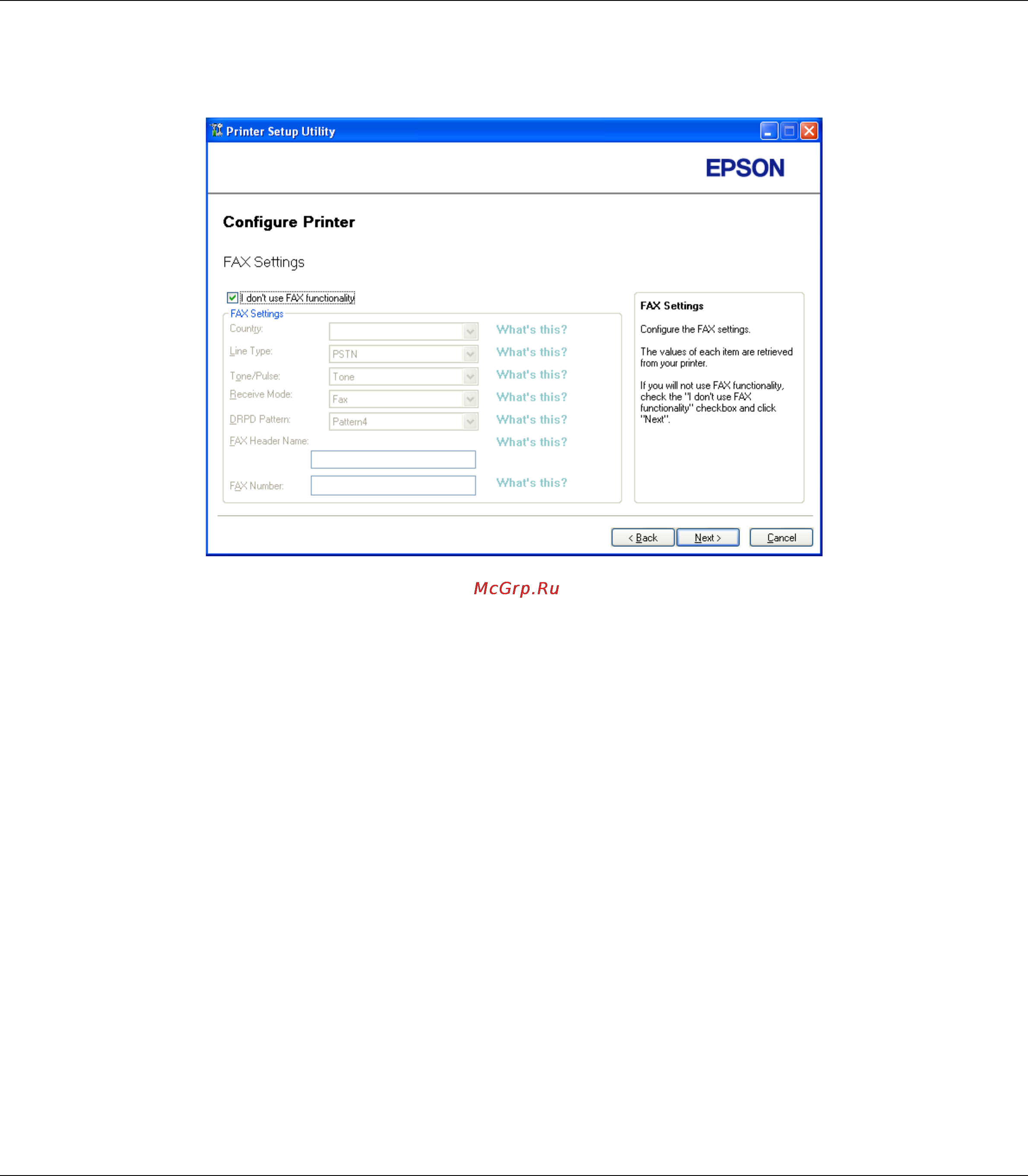 Epson AcuLaser CX17NF Инструкция по эксплуатации онлайн [69/418] 49801
