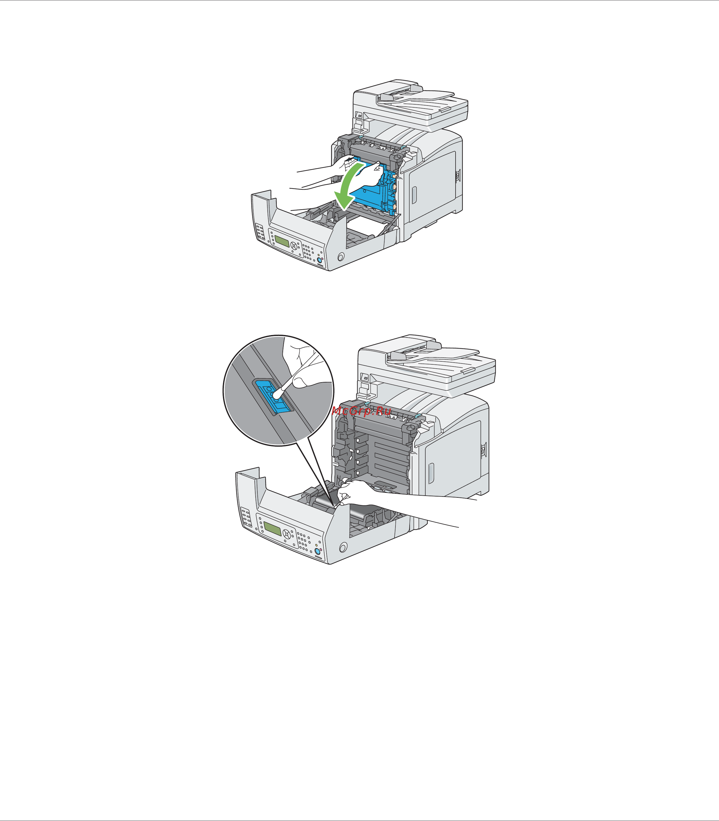 Epson AcuLaser CX29NF [436/501] Откройте блок ремней