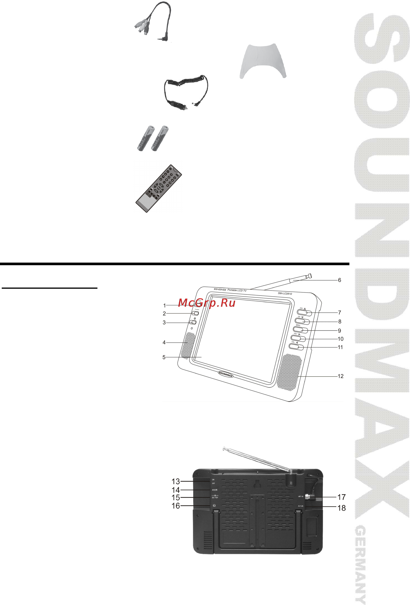 Soundmax SM-LCD810 Инструкция по эксплуатации онлайн [15/24] 49817