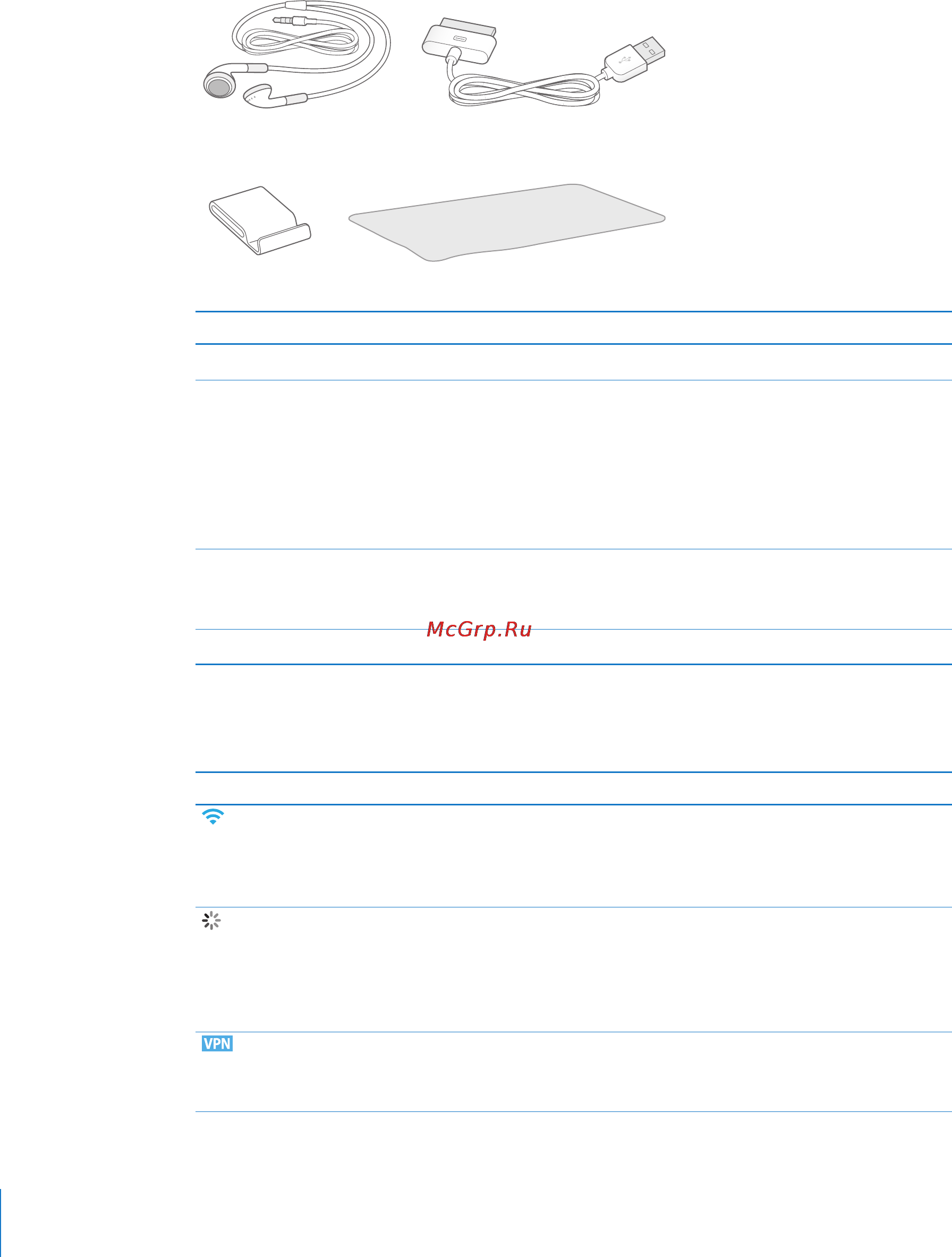 Apple iPod Touch [16/126] Значки статуса