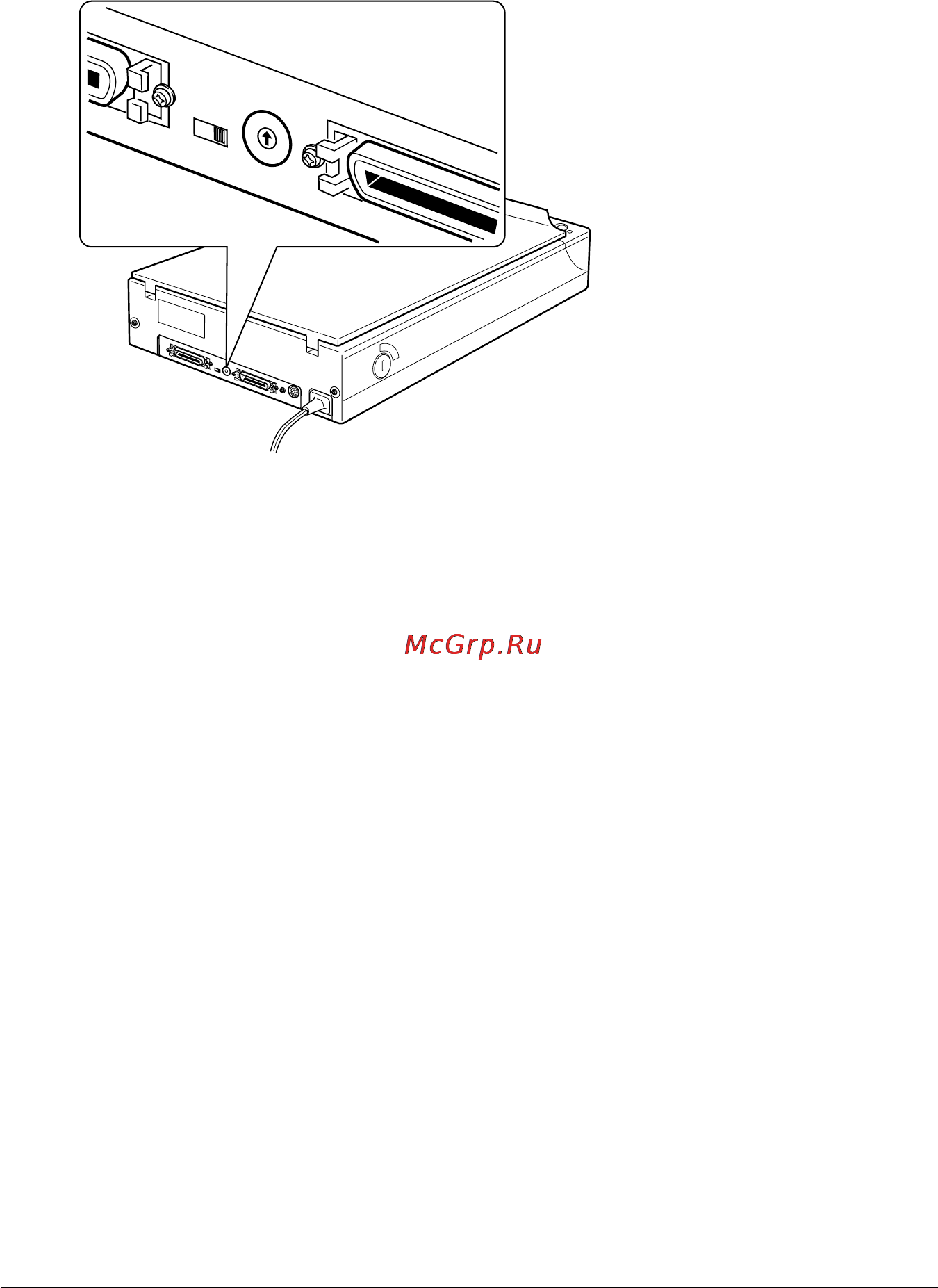 Epson GT-7000 [24/94] Установка идентификационного номера в цепи scsi