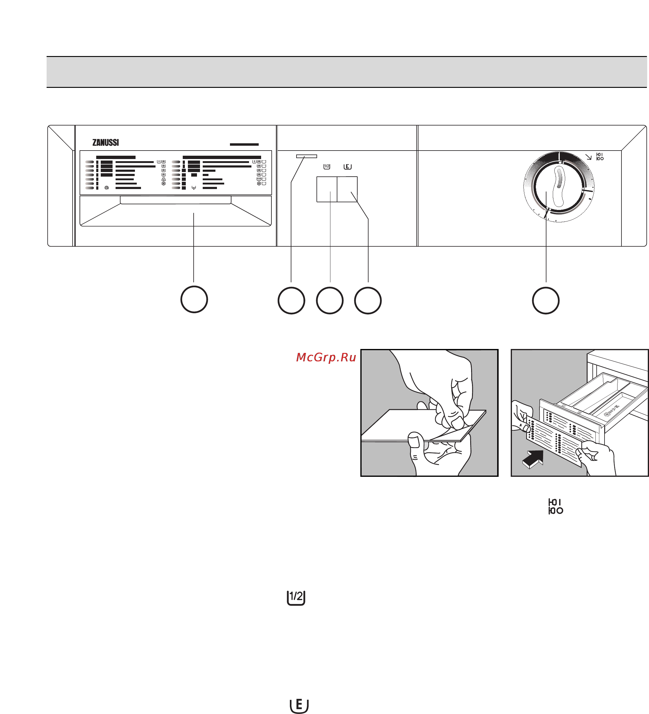 Zanussi FLS 552 C [5/21] 2 3 4 5