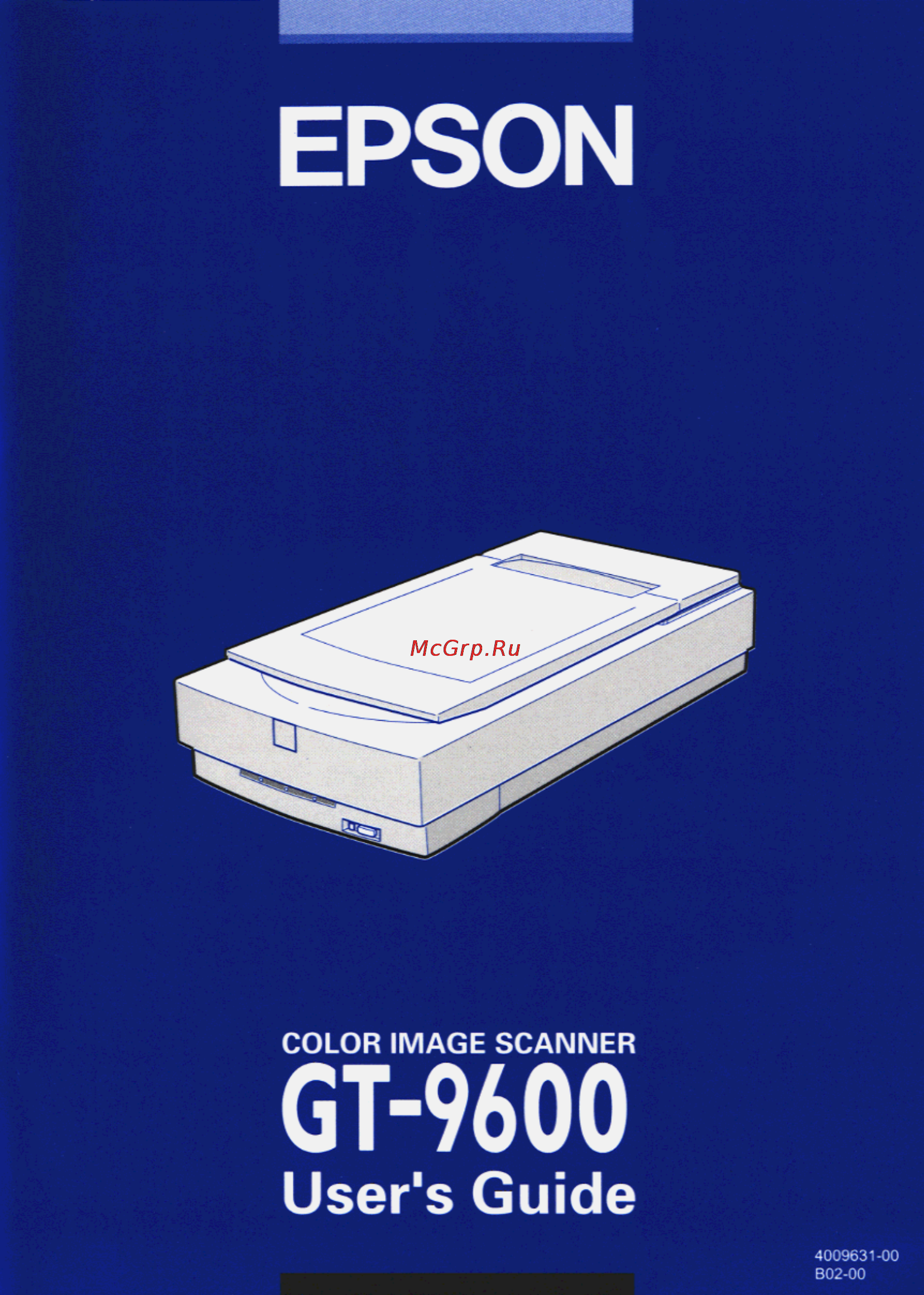 Epson GT-9600 Инструкция по эксплуатации онлайн