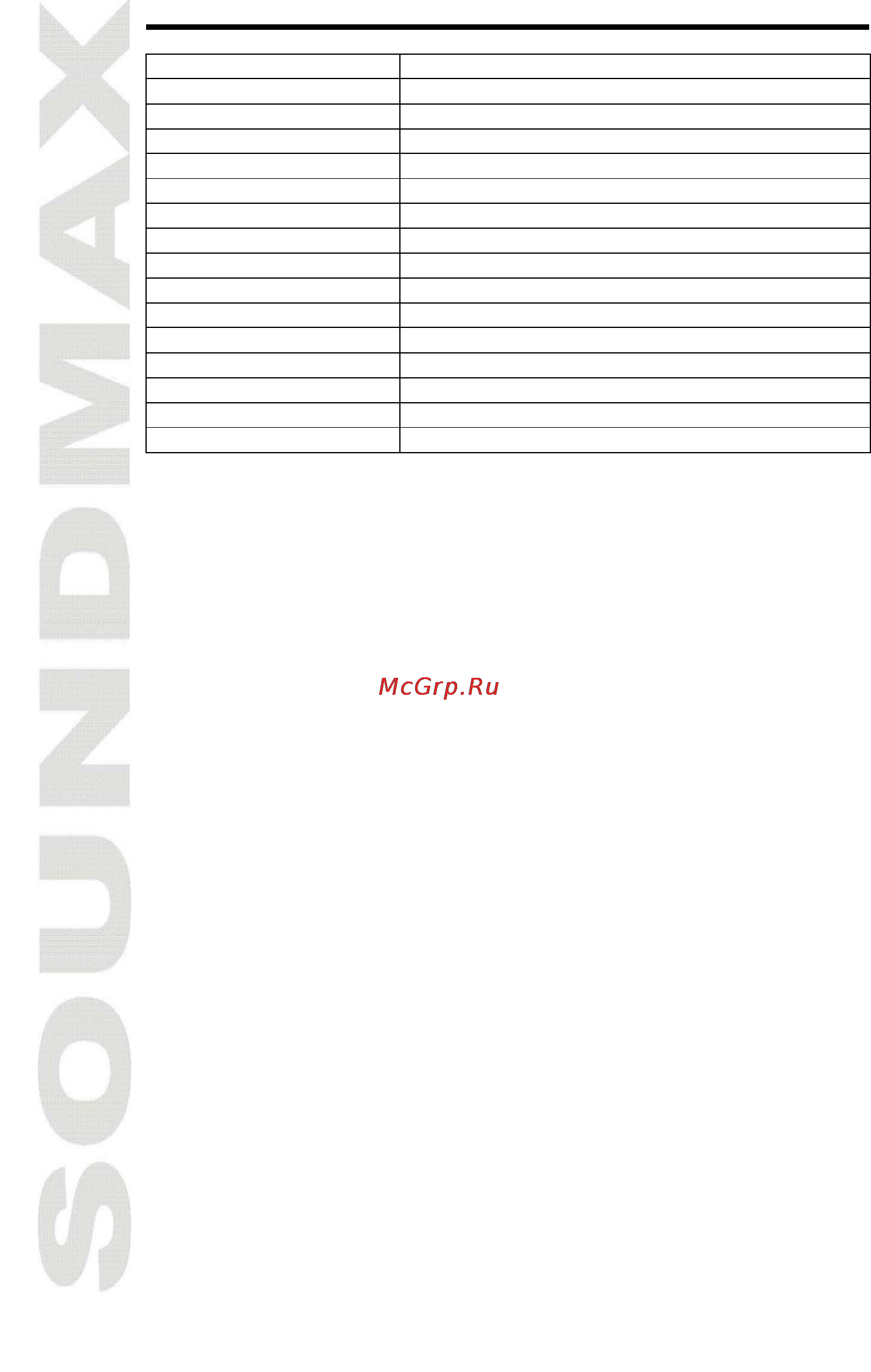 Soundmax SM-LCD712 [10/20] Specification