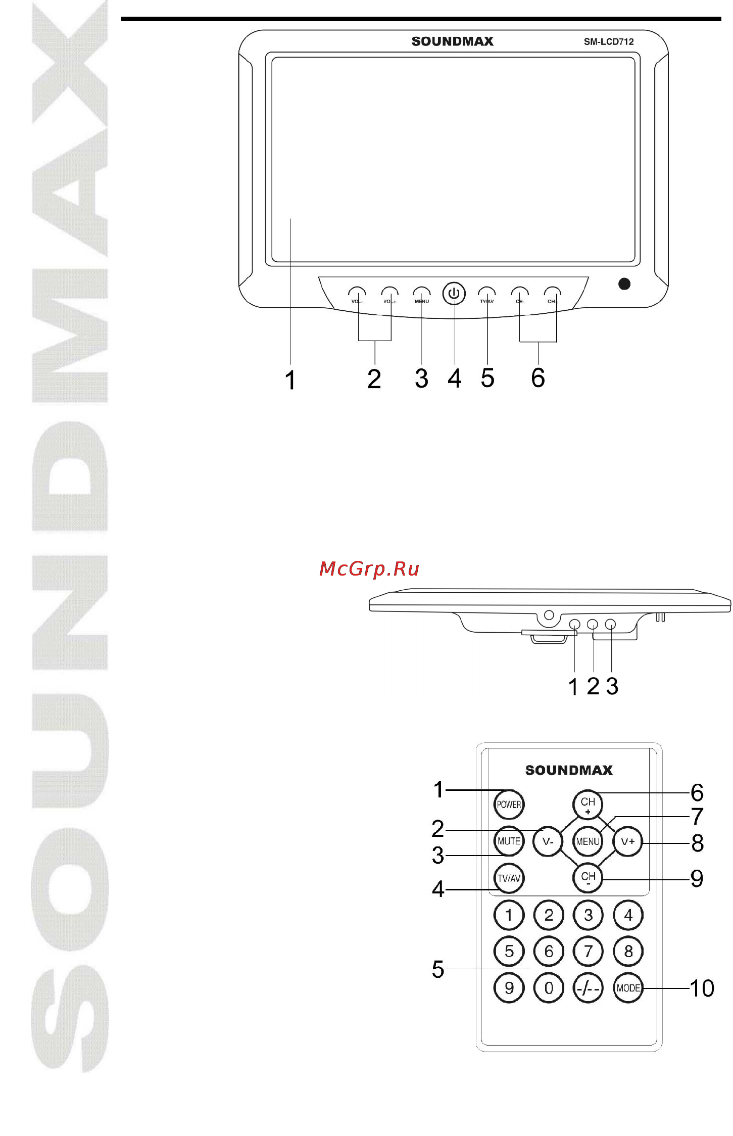 Soundmax SM-LCD712 Инструкция по эксплуатации онлайн [14/20] 49876