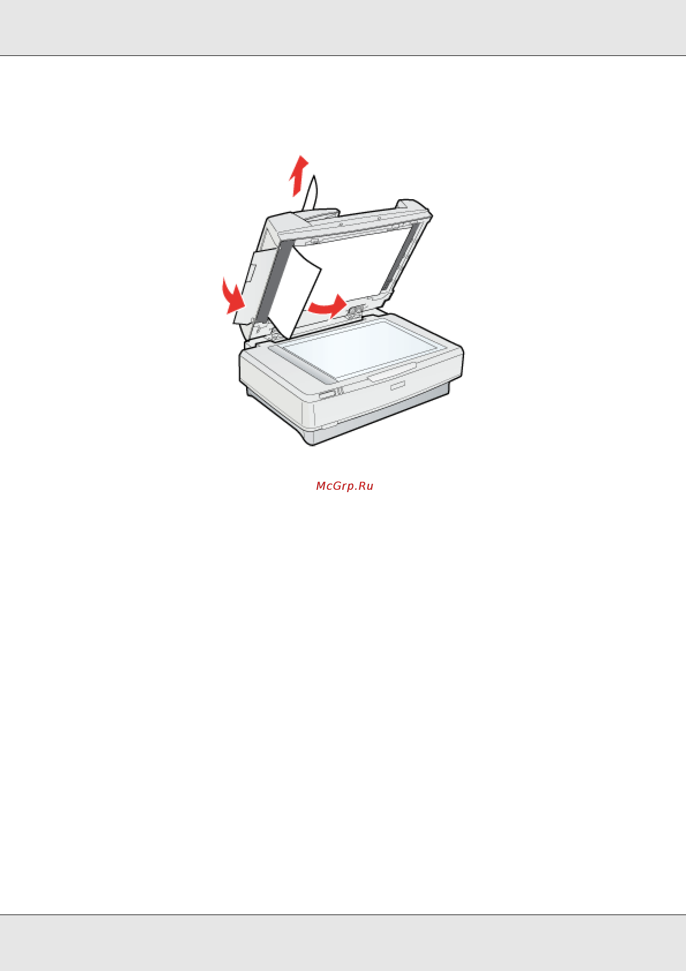 Epson GT-20000 [137/162] Если бумага замялась у отверстия для подачи откройте левую крышку и осторожно выньте замявшуюся бумагу из подающего механизма