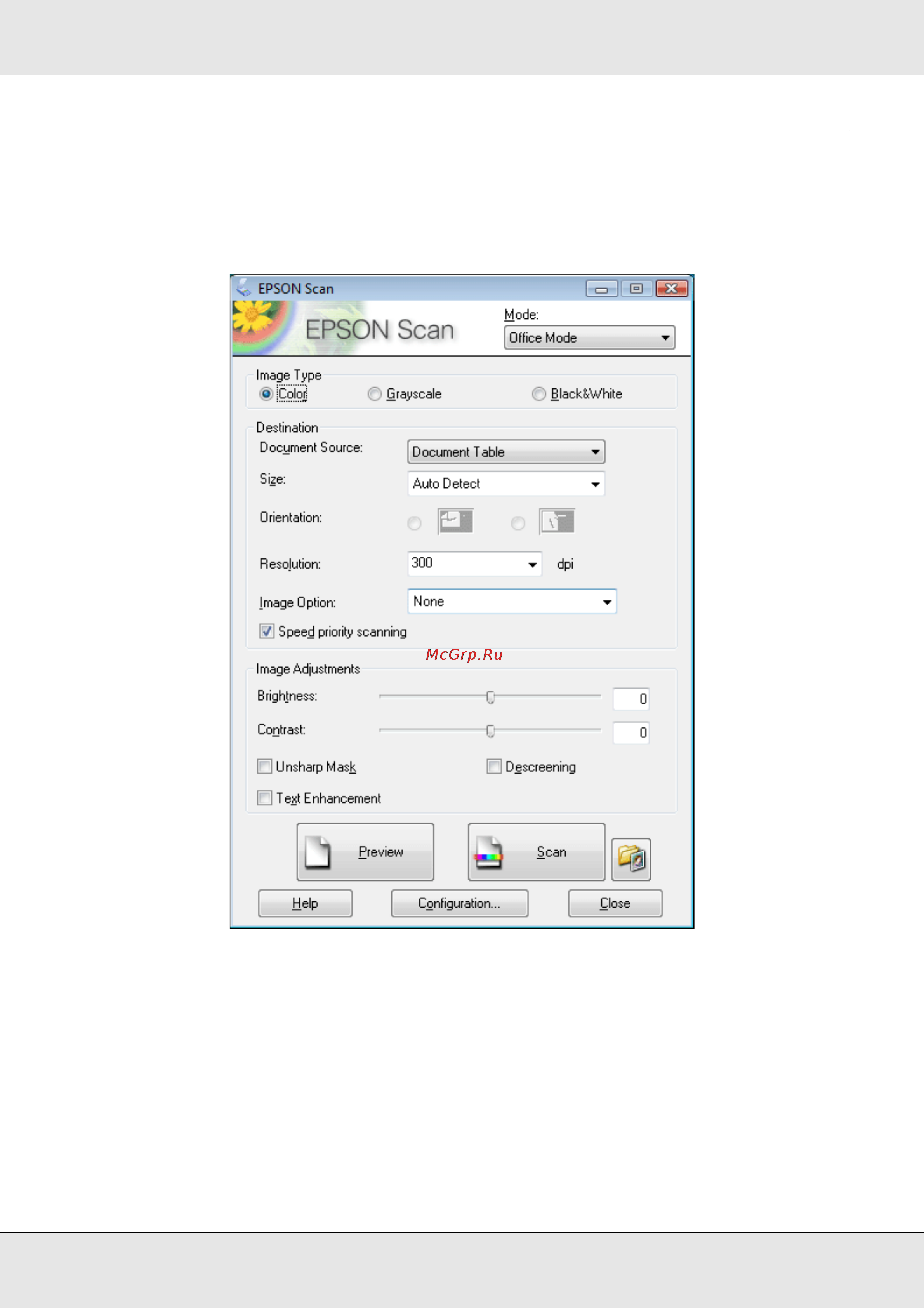 Epson GT-20000 [26/162] Сканирование в режиме office офисный
