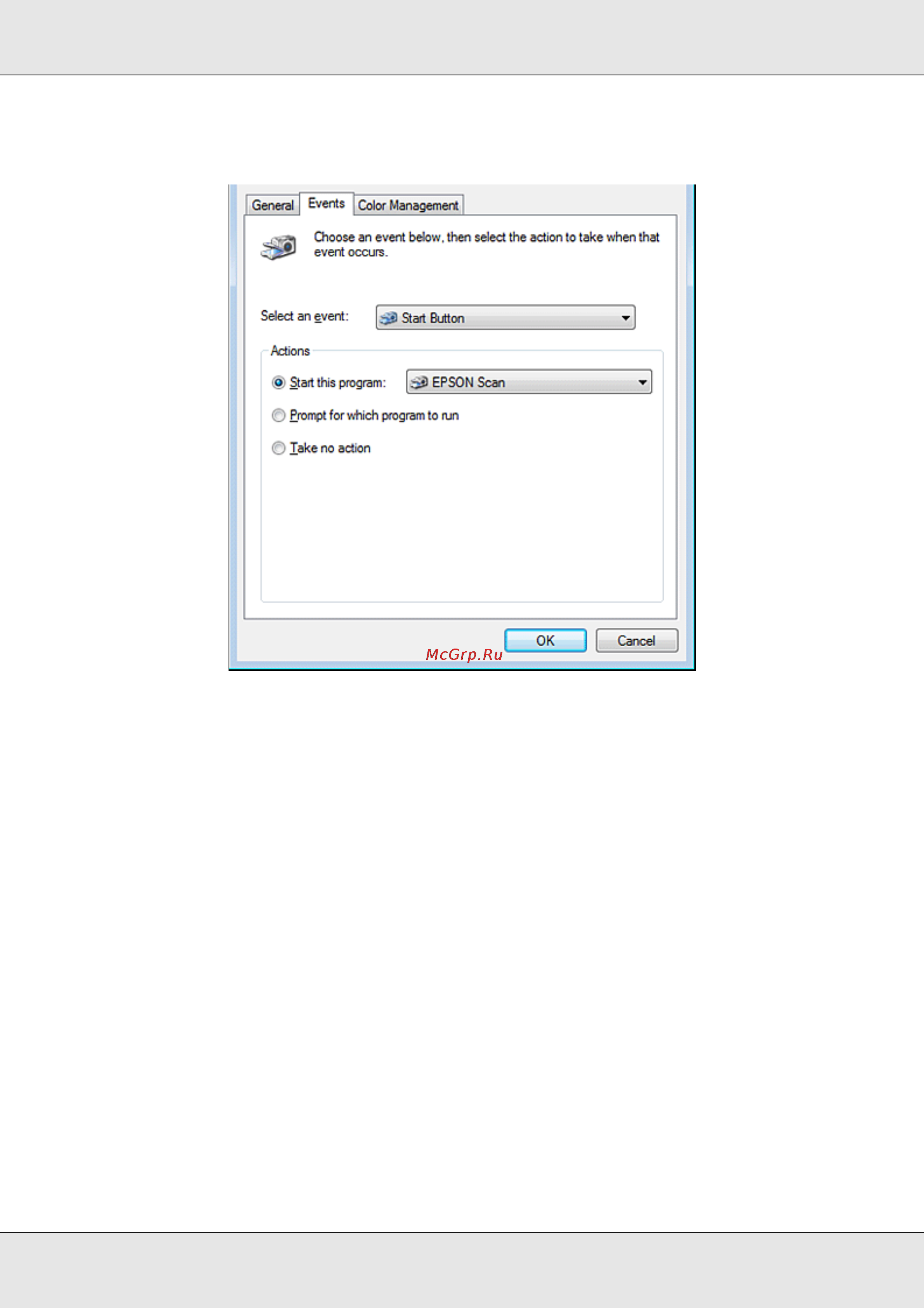 Epson GT-20000 [97/162] Назначение программы в windows xp
