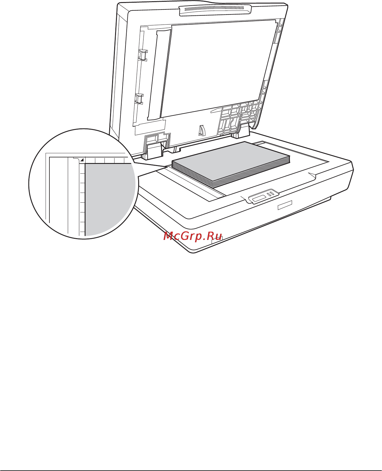 Epson GT-2500 [32/194] Размещение больших или толстых документов