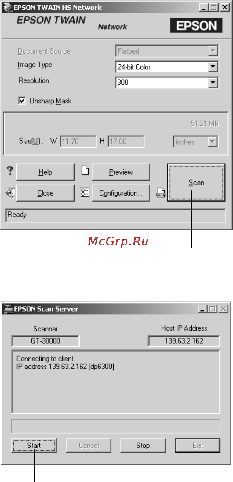 Epson GT-30000 [105/148] Starting a scan