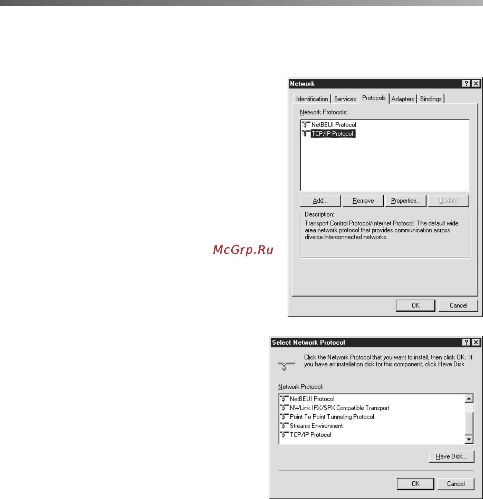 Epson GT-30000 [132/148] Installing the tcp ip protocol on windows nt 4