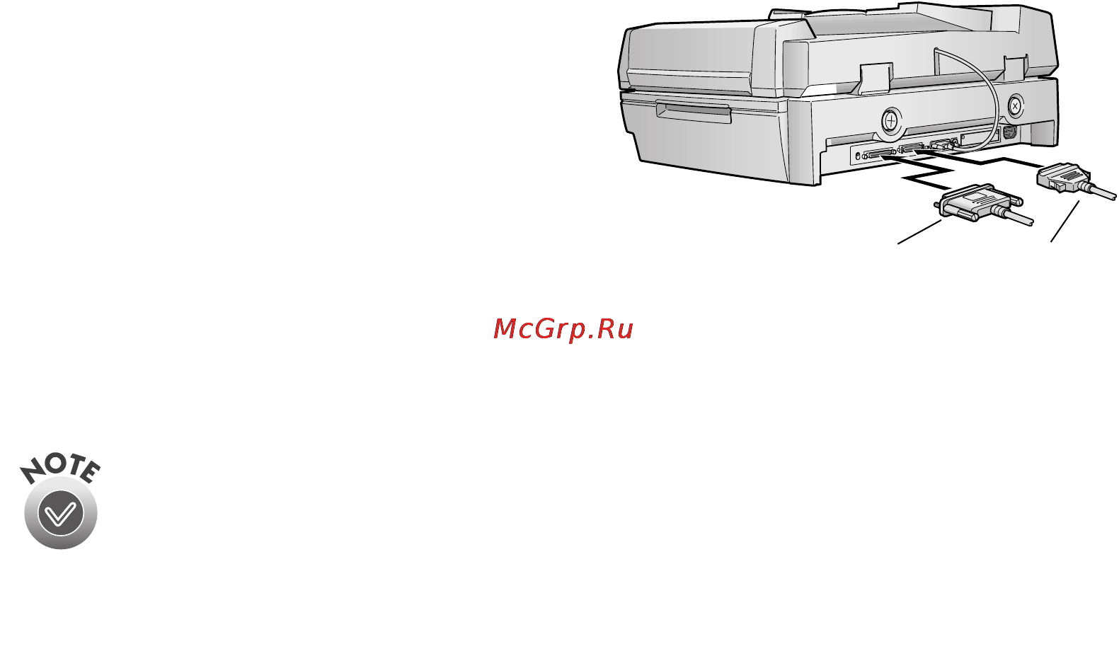 Epson GT-30000 [26/148] Connecting the scsi cable to your computer