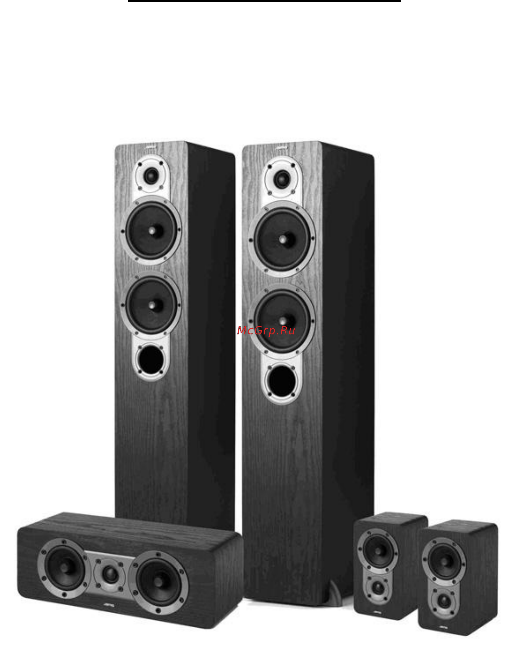 Jamo S426 HCS 3 Black Ash Инструкция по эксплуатации онлайн