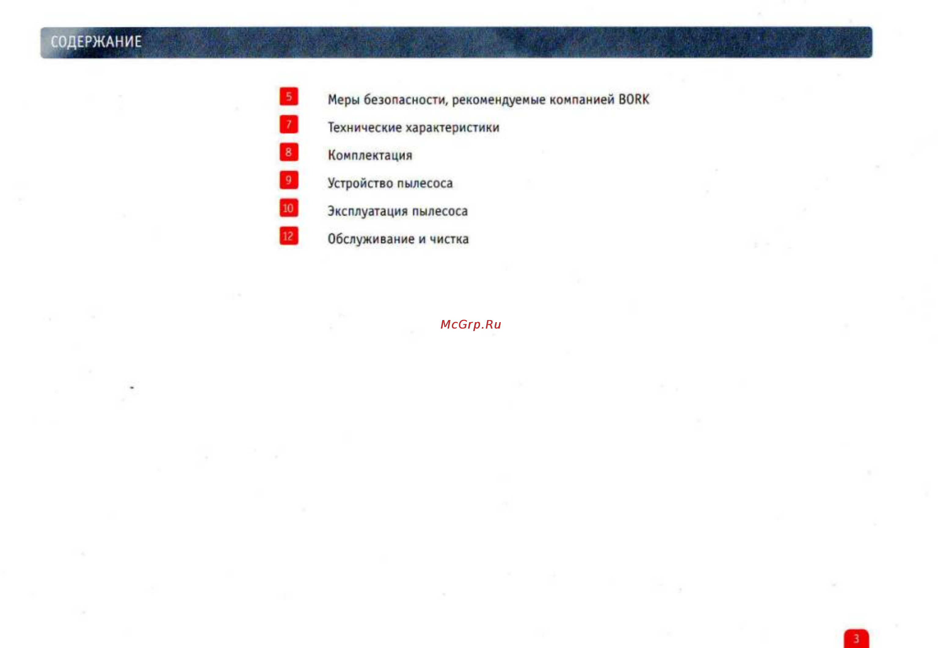 Bork VC SMN 6403 GY [3/13] Стр 3 jpg