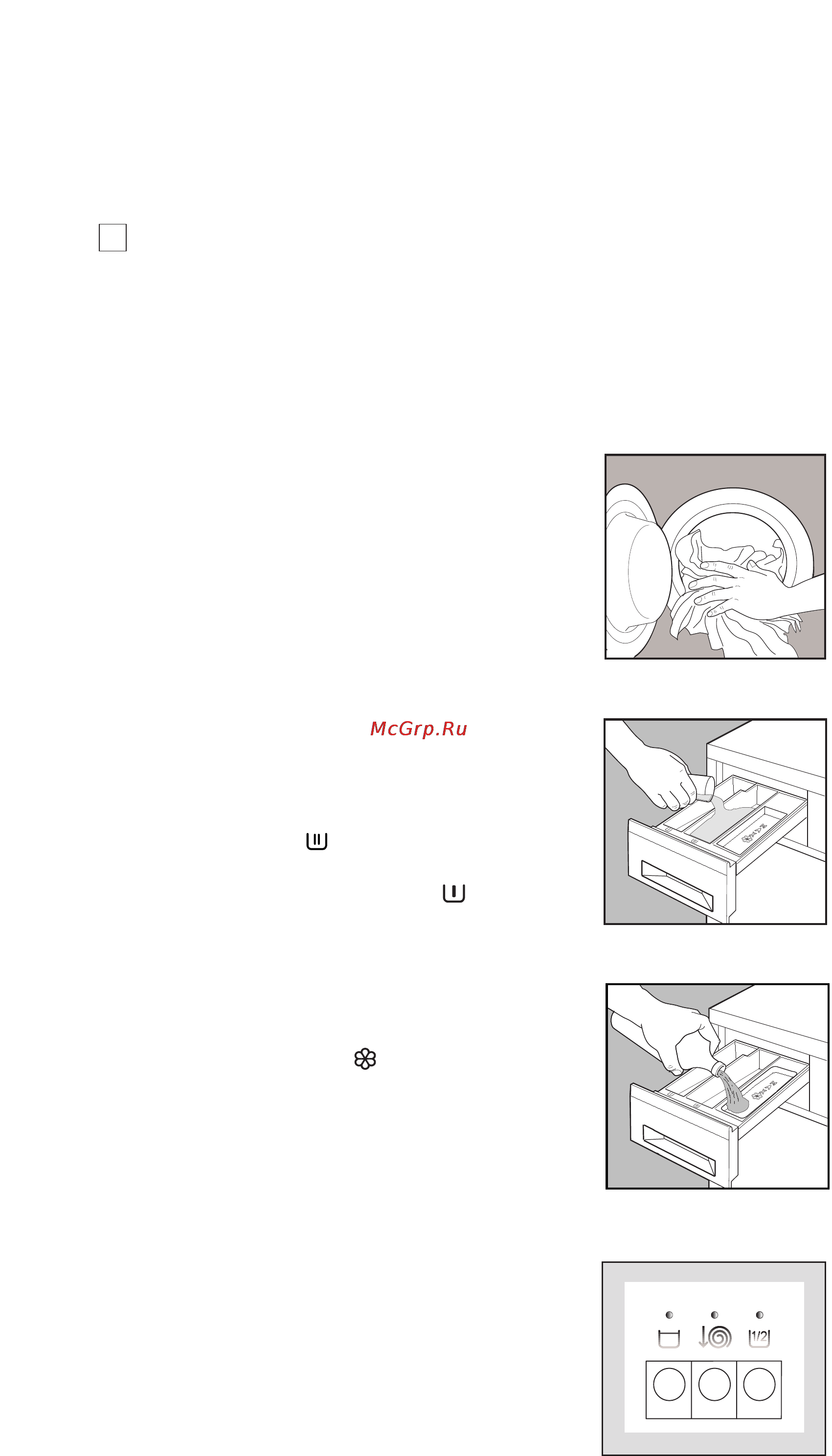 Zanussi FLS 1003 [6/40] Operating sequence
