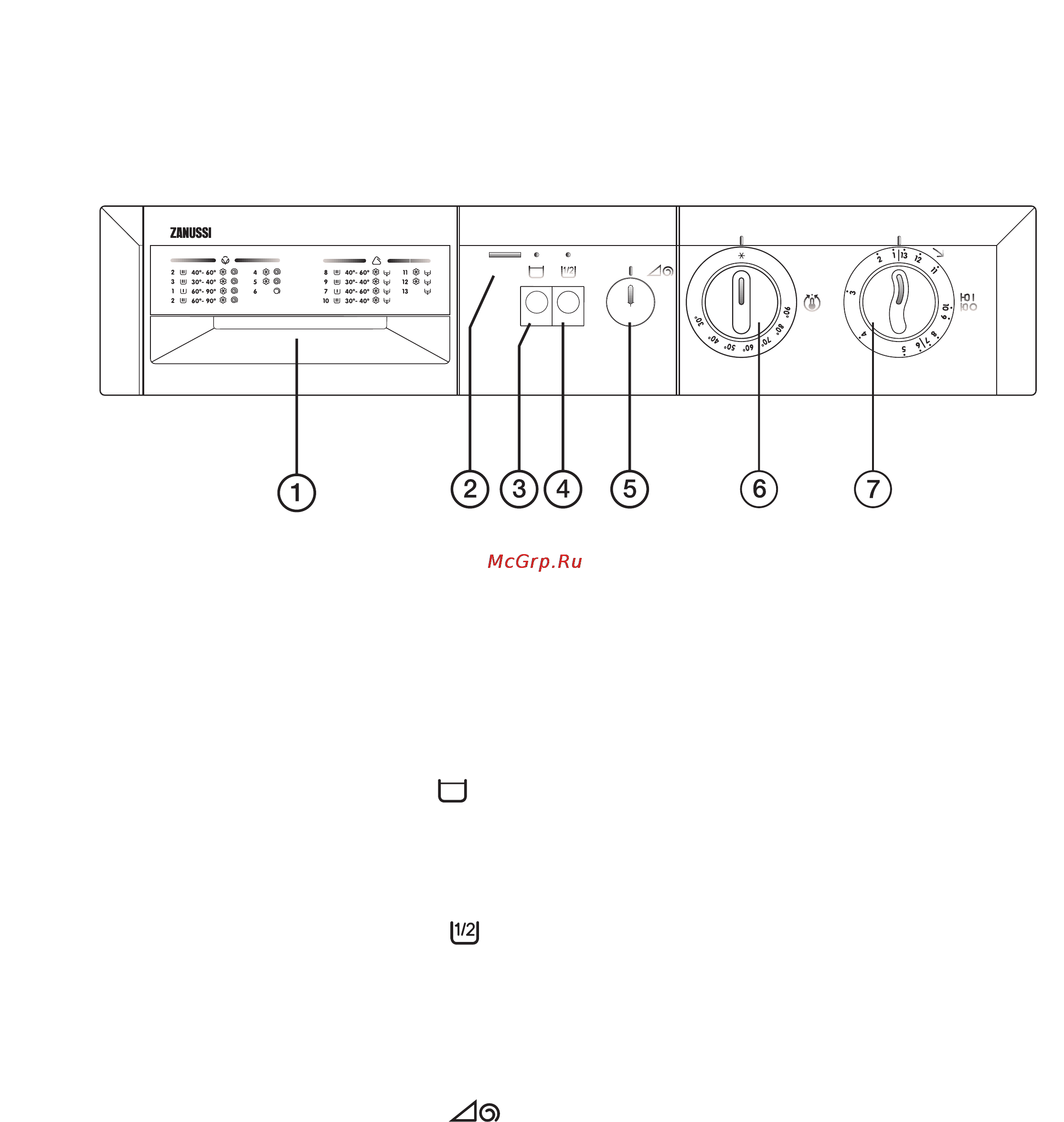 Zanussi FLS 1002 V [24/40] È ìâî ûô îâìëﬂ