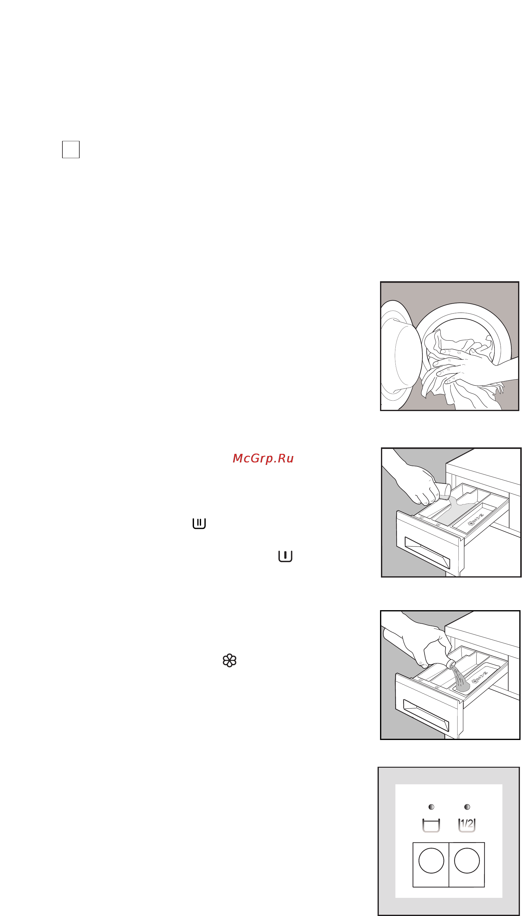 Zanussi FLS 1002 V [6/40] Operating sequence
