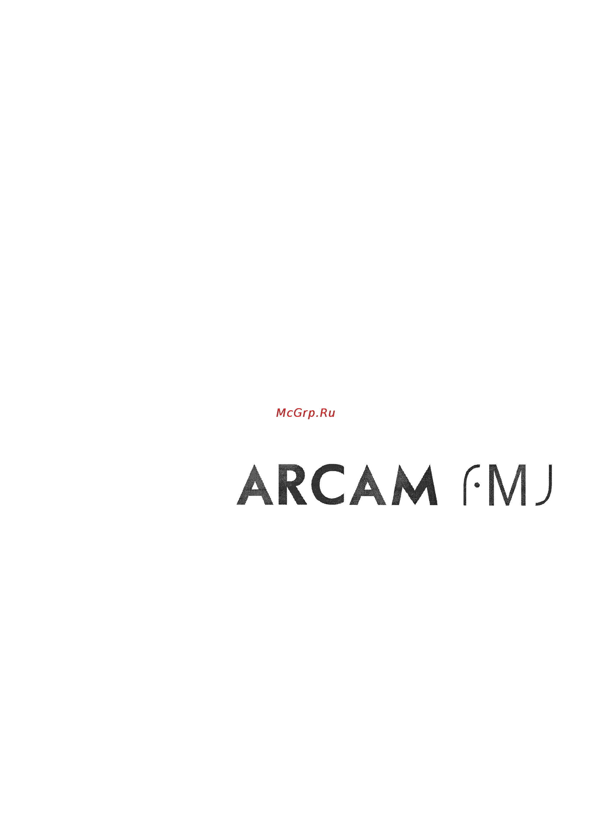 Arcam FMJ A32 Инструкция по эксплуатации онлайн