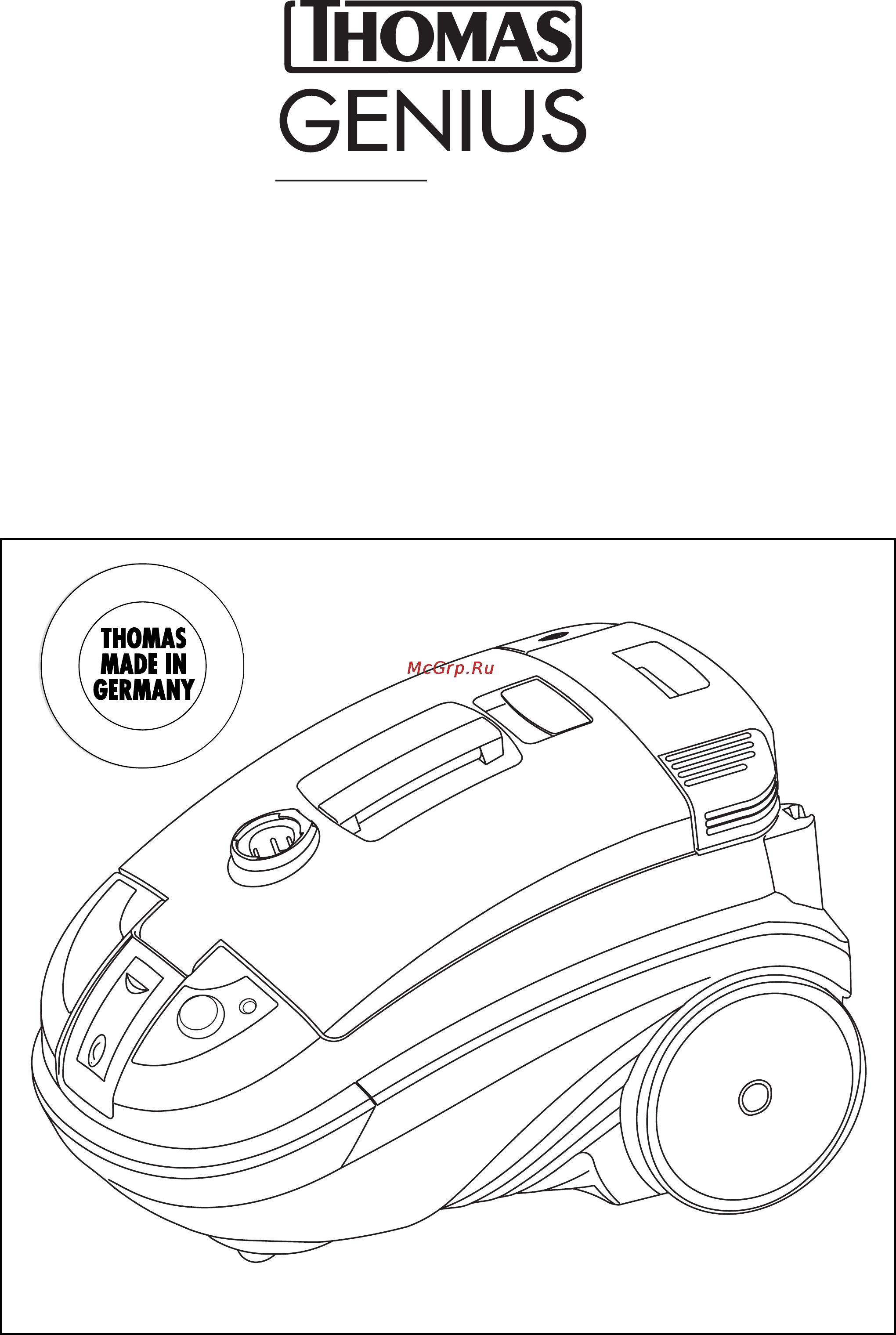 Thomas Genius Aquafilter [2/48] G e b r a u c h s a n w e i s u n g