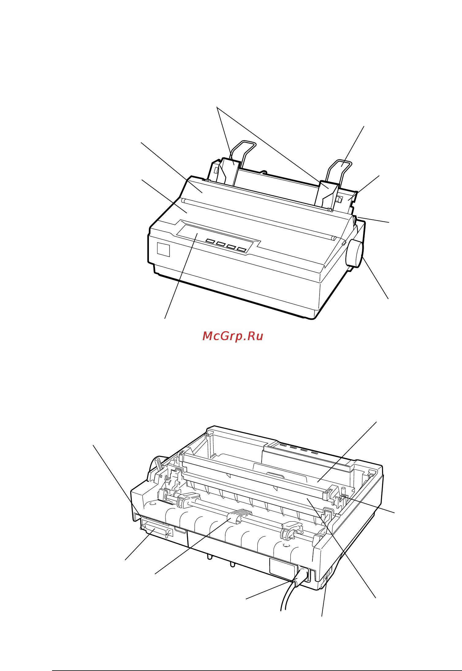 Epson LX-300+ [142/143] Детали и узлы принтера