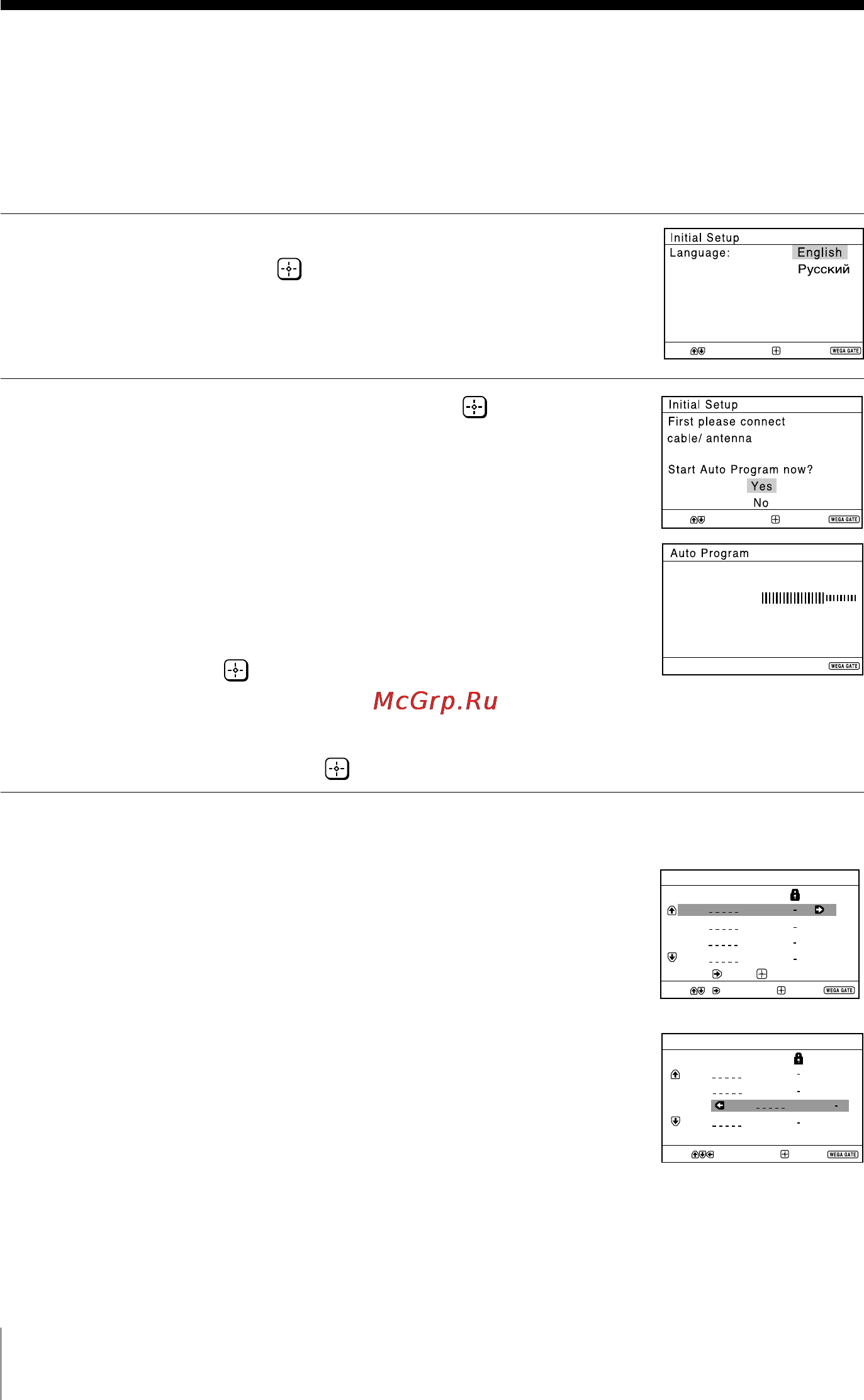 Sony KV-SR292 [6/59] Setting up your tv initial setup