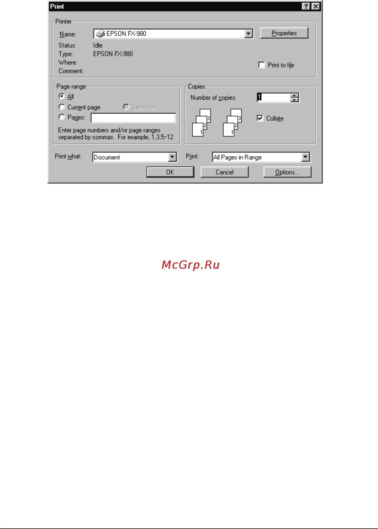Epson FX-980 Инструкция по эксплуатации онлайн [131/264] 50161