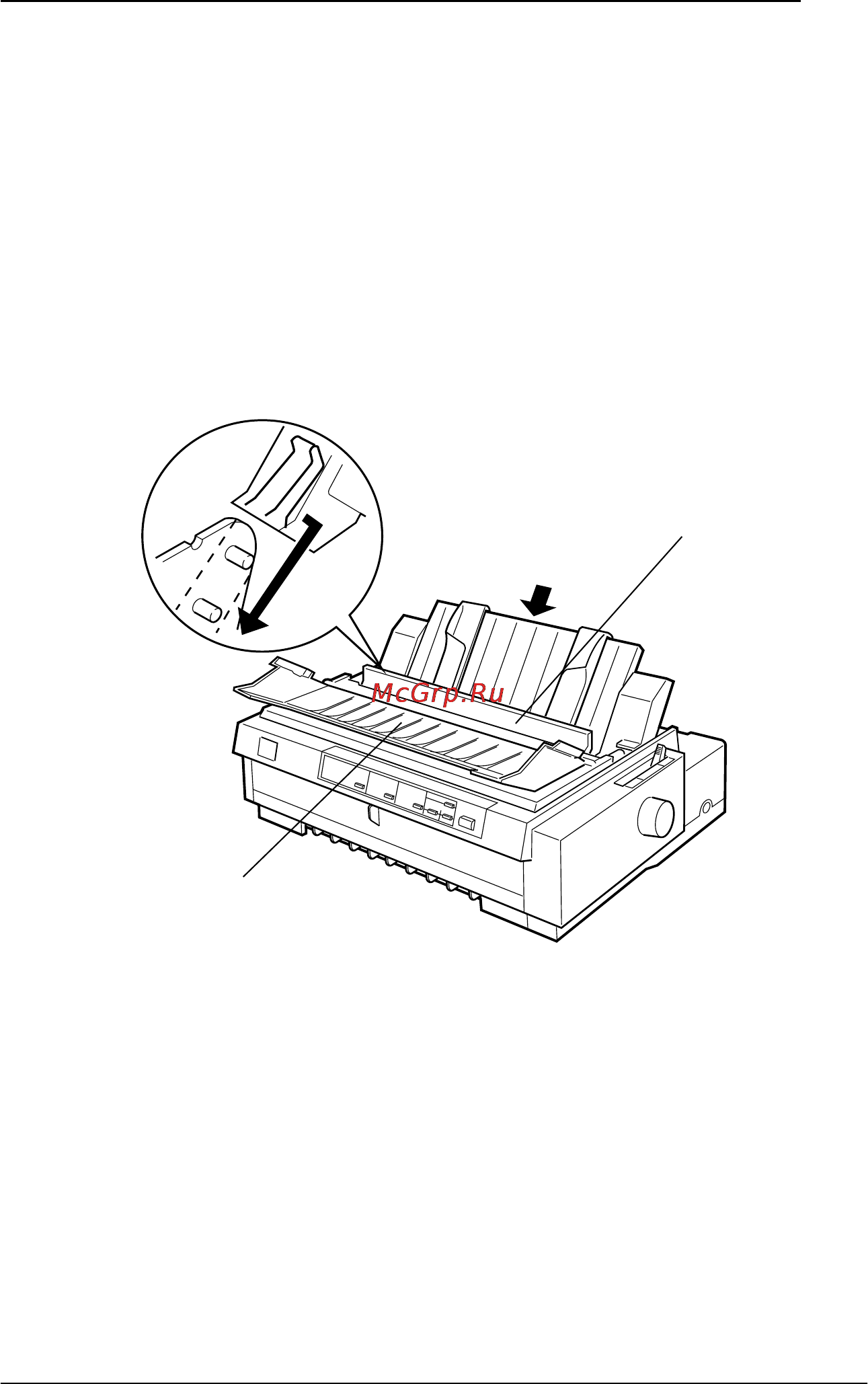 Epson FX-980 [39/264] Установка основания направляющей бумаги