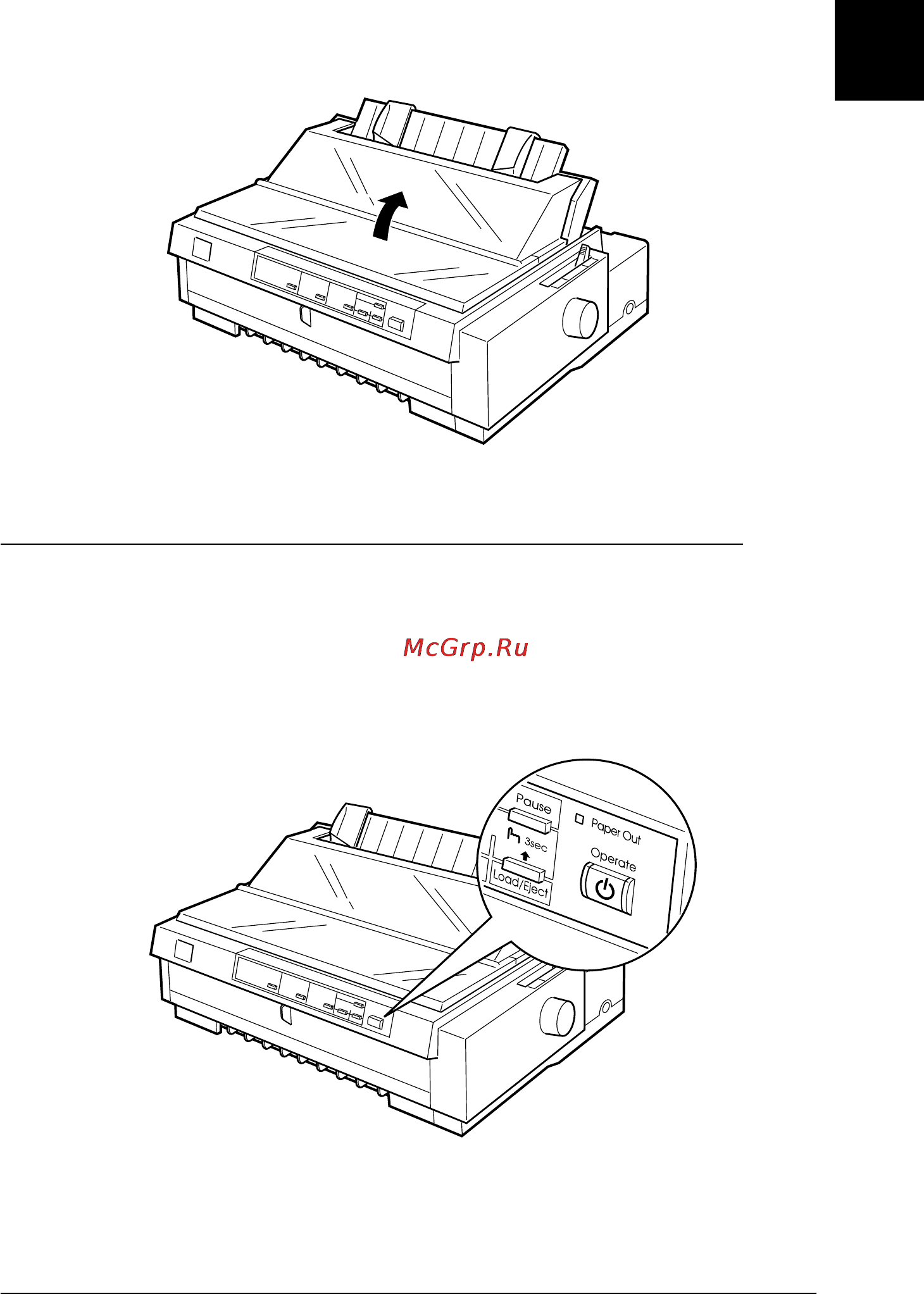 Epson FX-980 [40/264] Подключение принтера к источнику питания