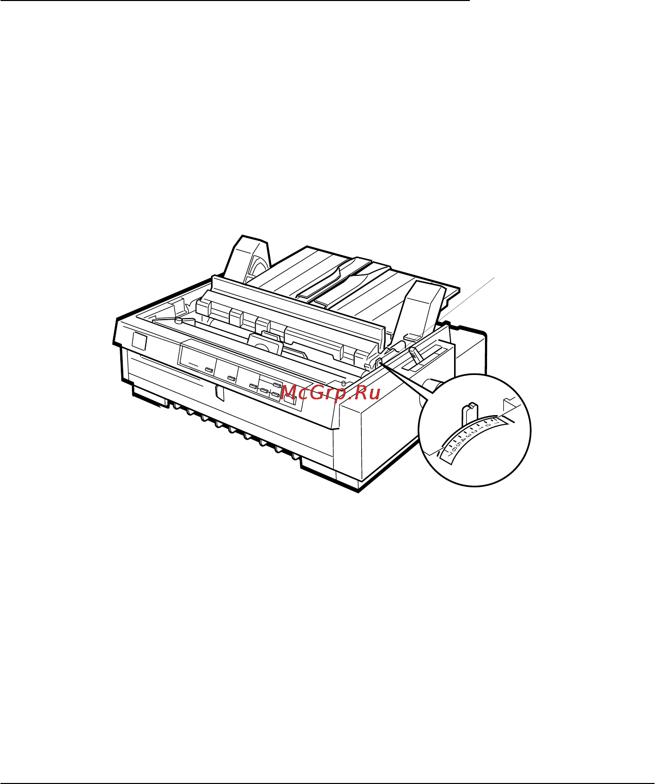 Epson FX-980 [53/264] Установка рычага толщины бумаги