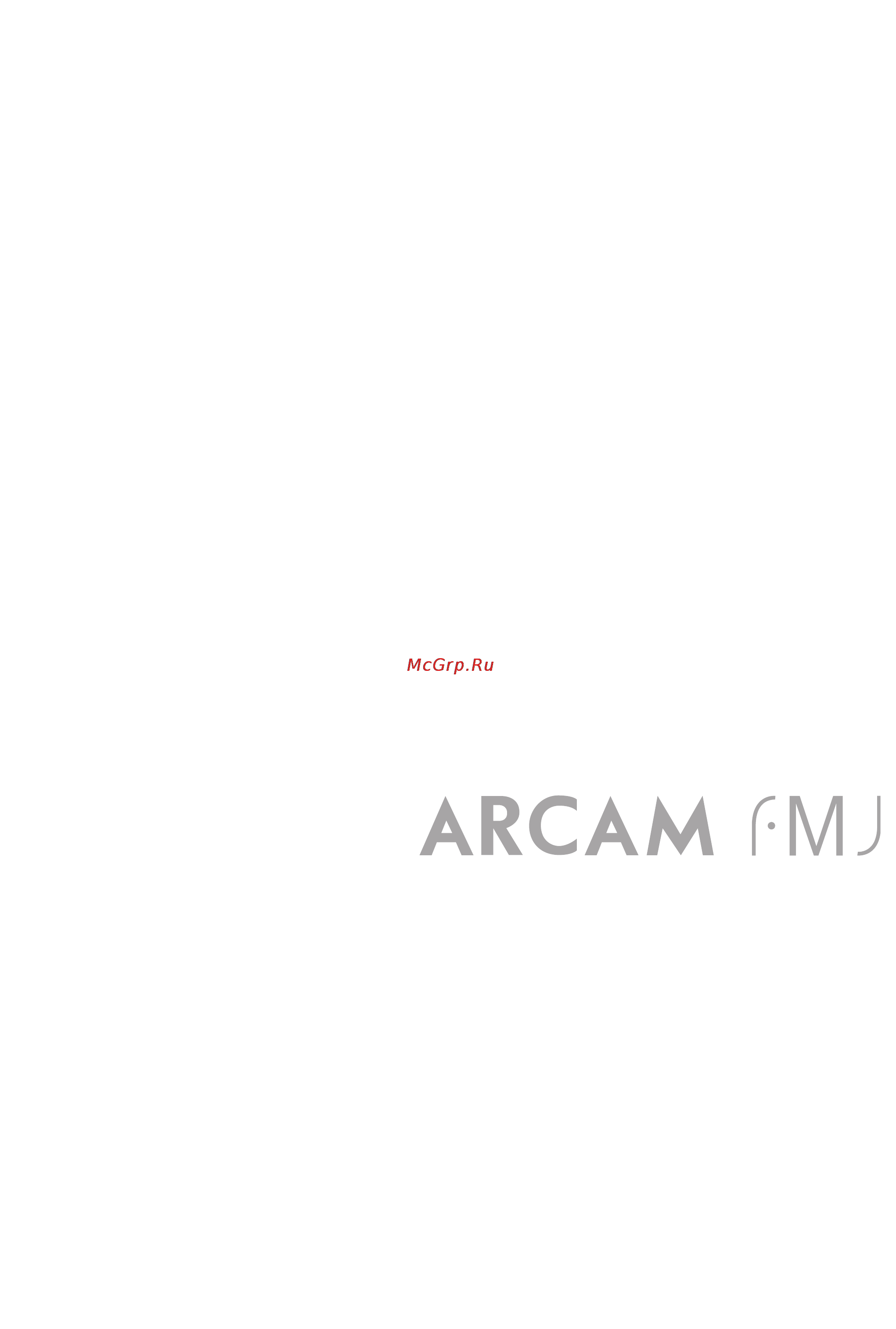 Arcam FMJ AV9 Инструкция по эксплуатации онлайн