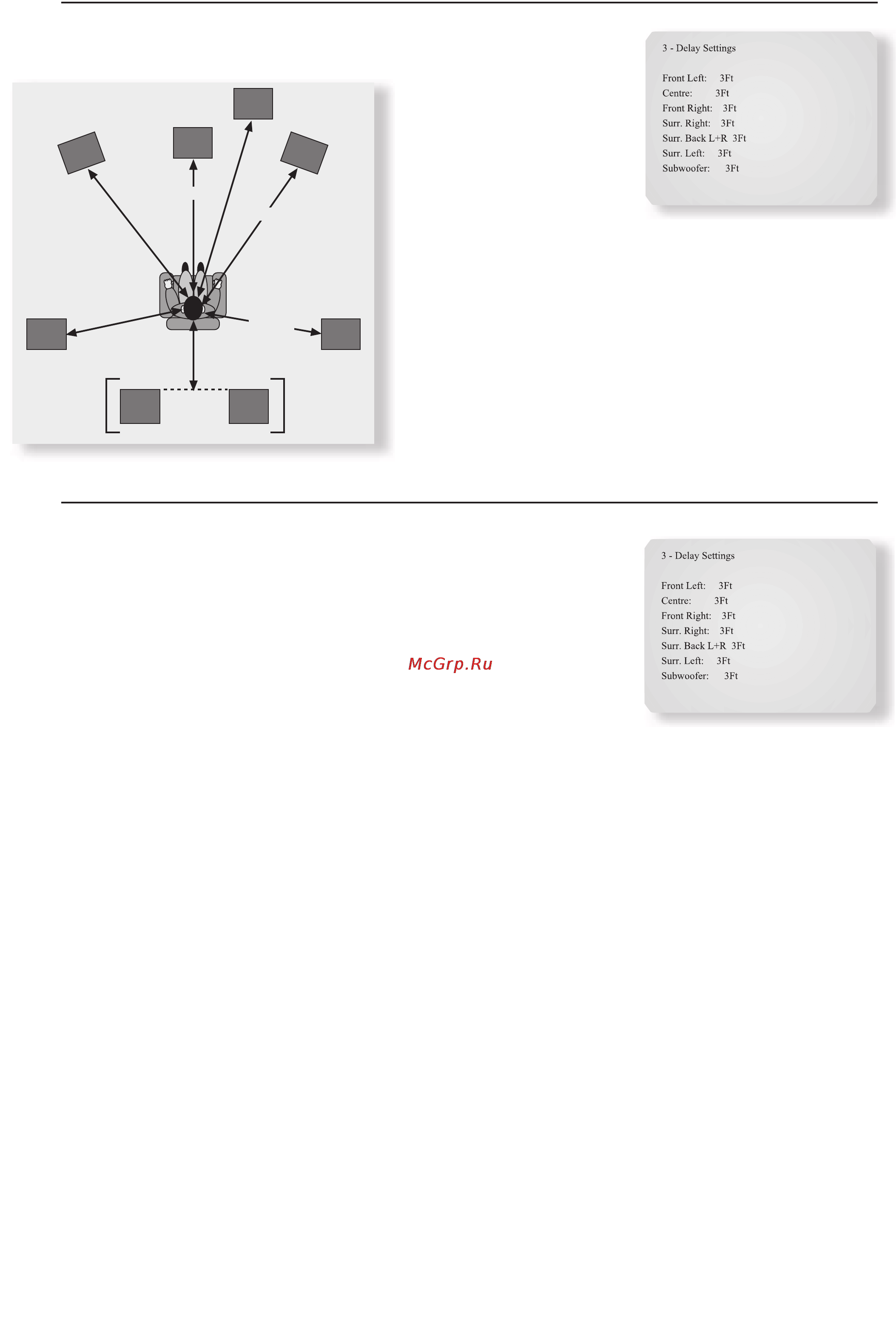Arcam FMJ AV9 [14/52] Delay settings параметры задержки сигнала ас