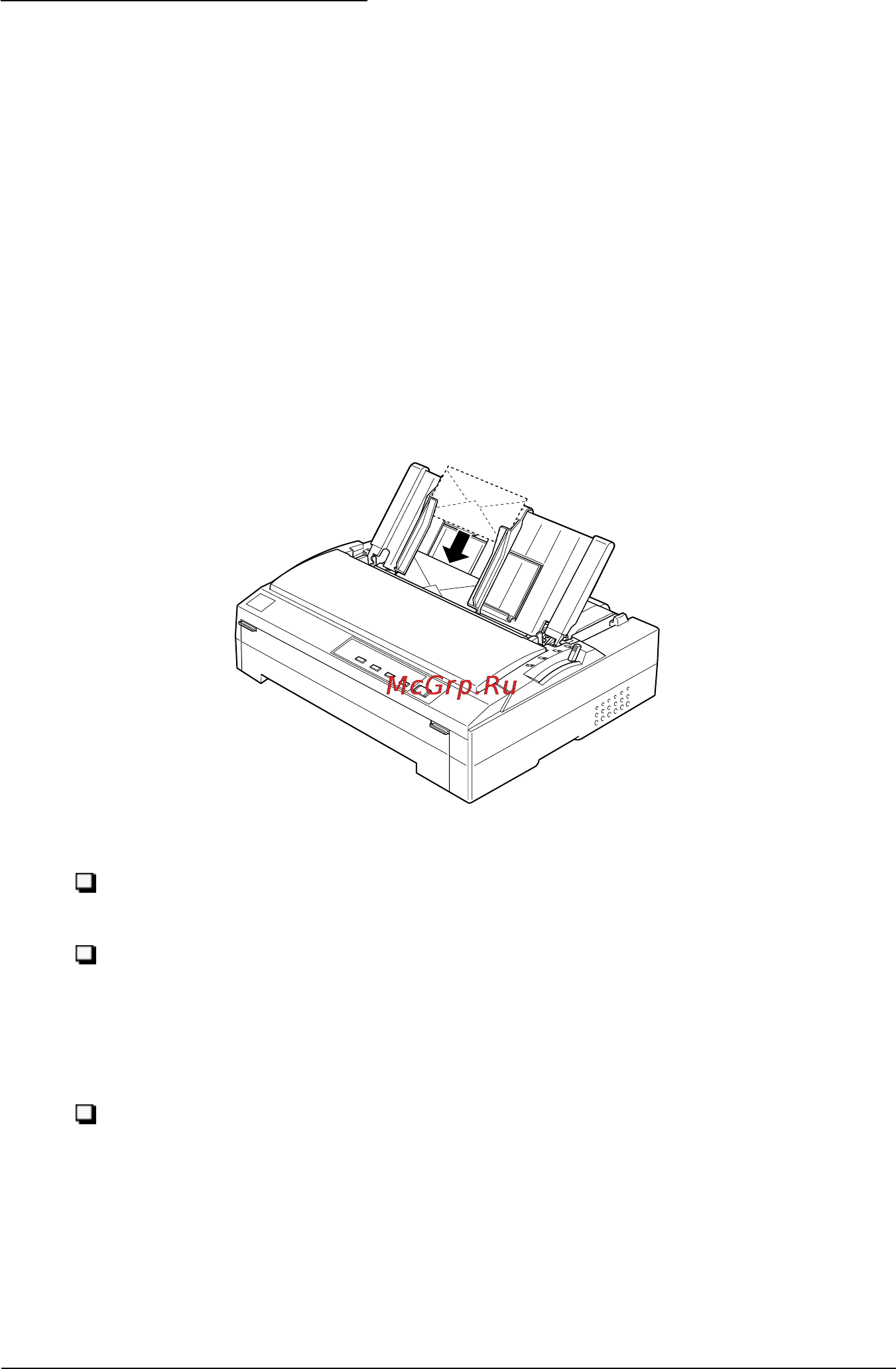 Epson FX-880 [109/221] Загрузка конвертов