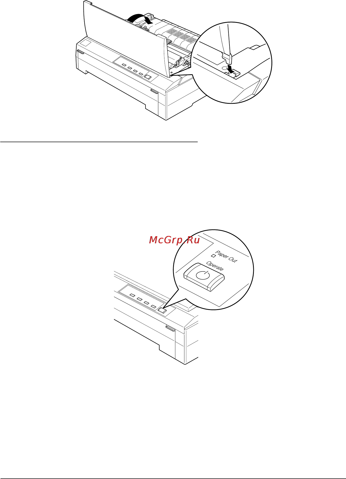 Epson FX-880 [33/221] Включение принтера в сеть