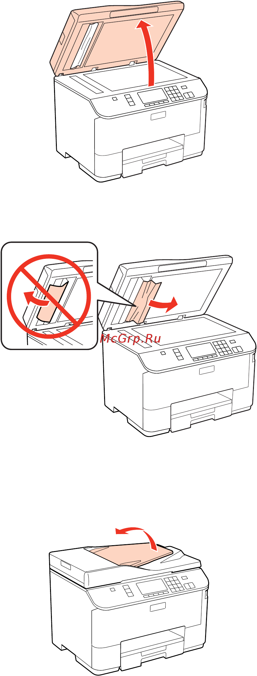 Epson WorkForce Pro WP-4525DNF [161/205] Решение проблем печати