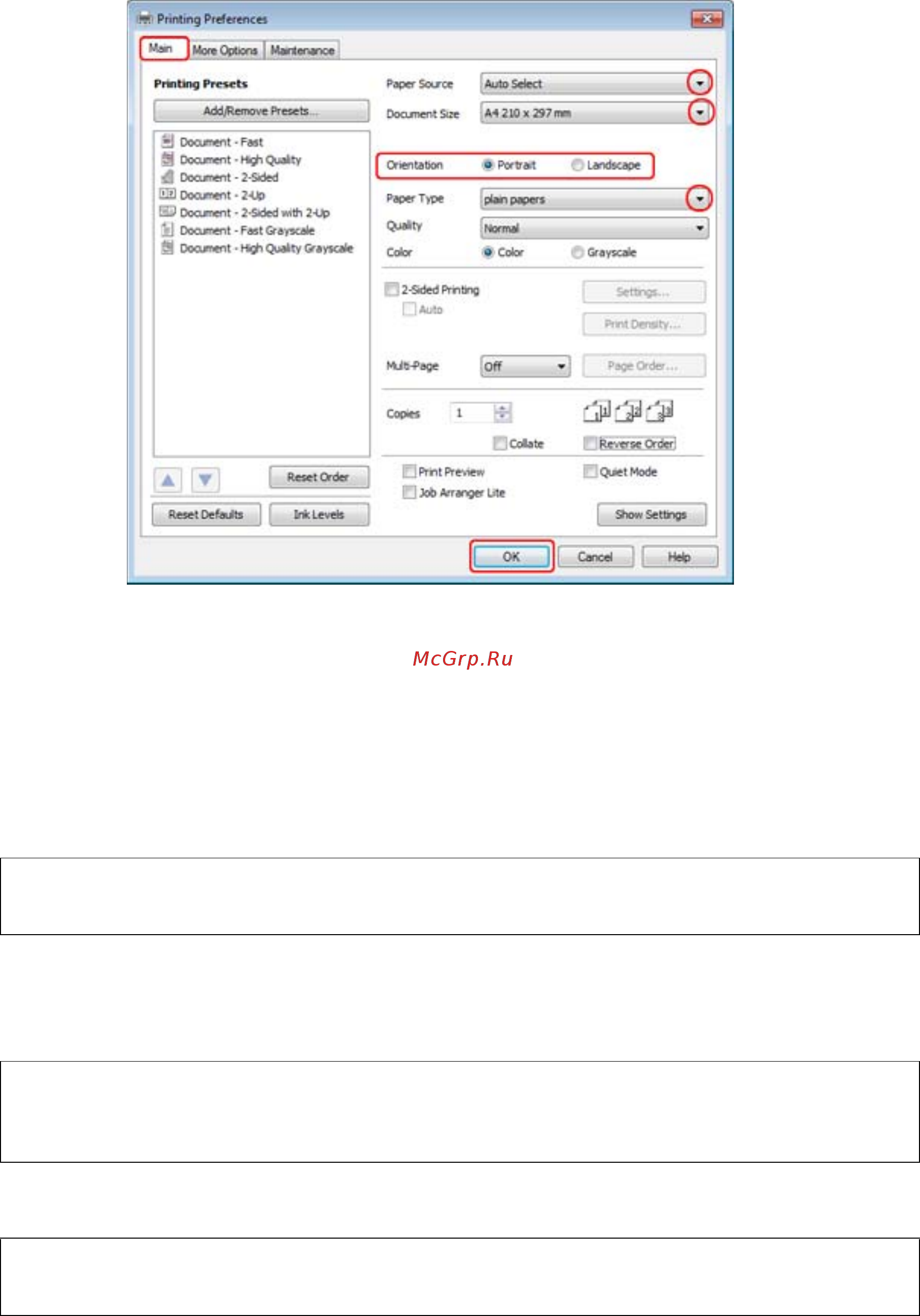 Epson WorkForce Pro WP-4525DNF [41/205] Печать