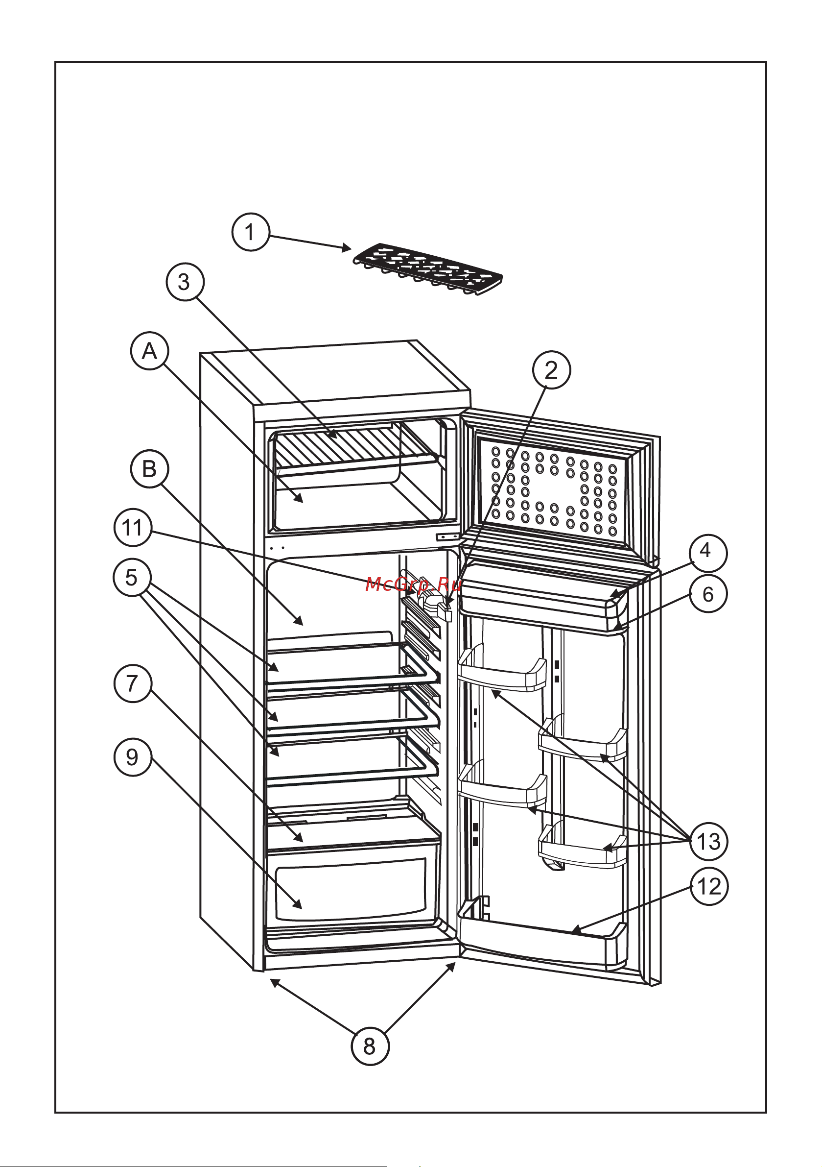 Zanussi ZRD332WO [13/22] Page 13