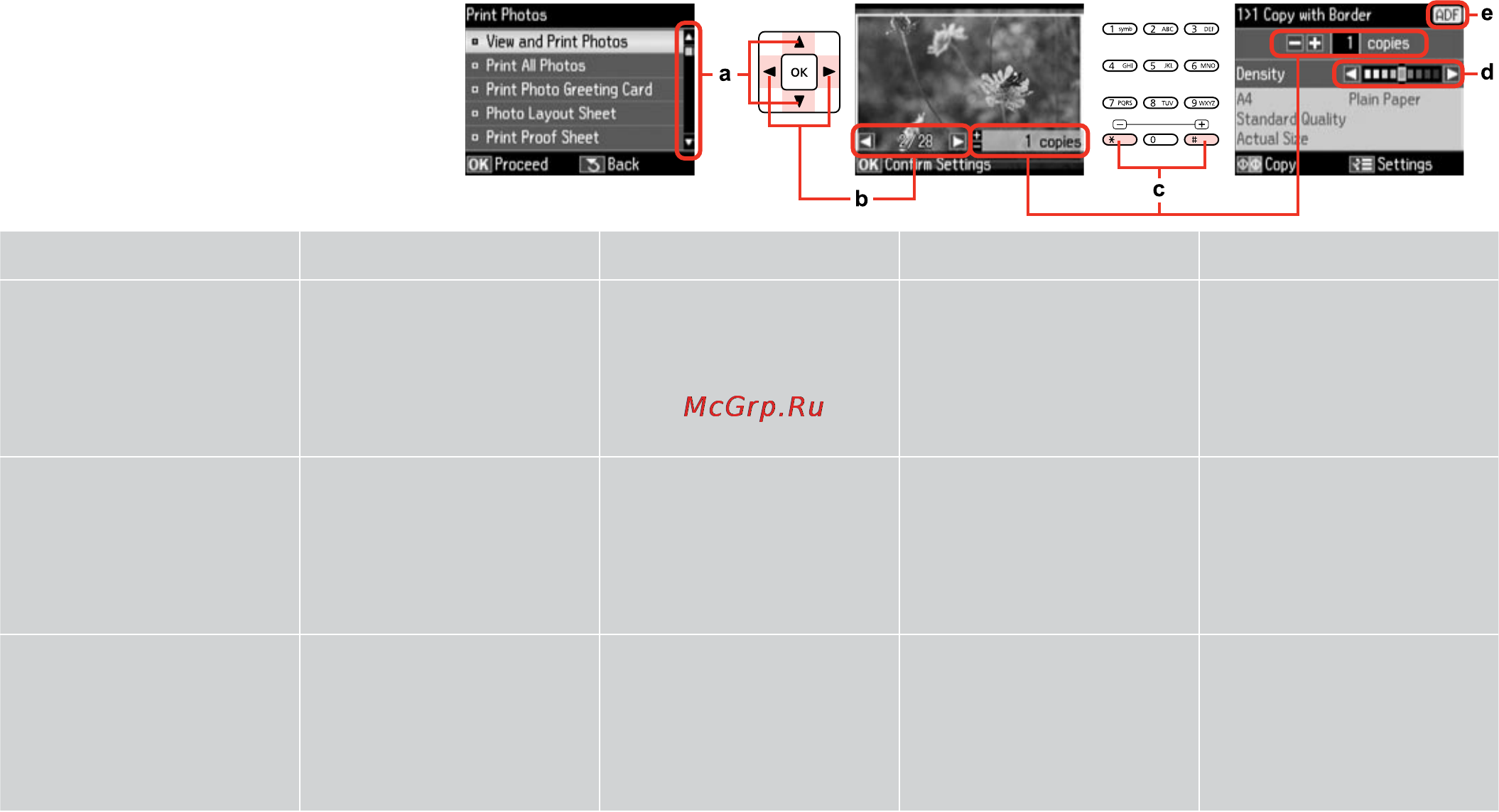 Epson WorkForce WF-7515 [17/144] Using the lcd screen