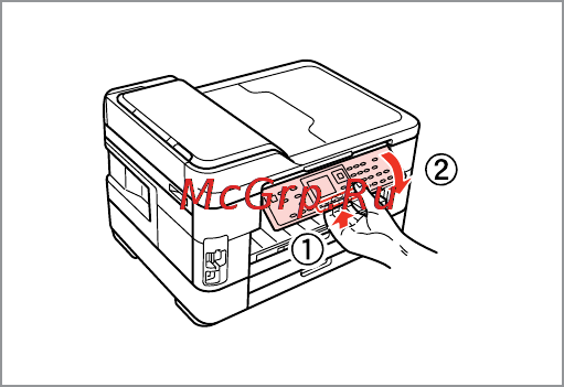 Epson WorkForce WF-7515 [19/144] Adjusting the angle of the panel