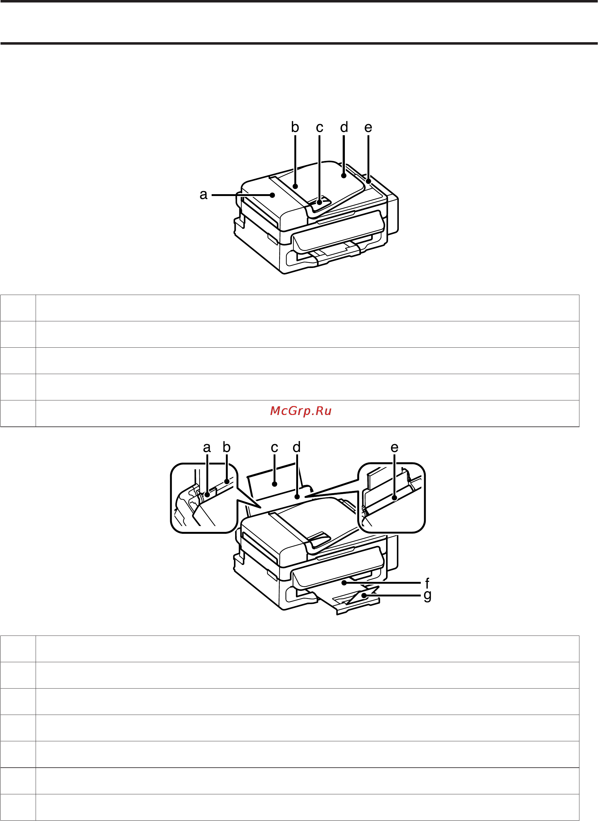 Epson L550 [15/155] Детали устройства