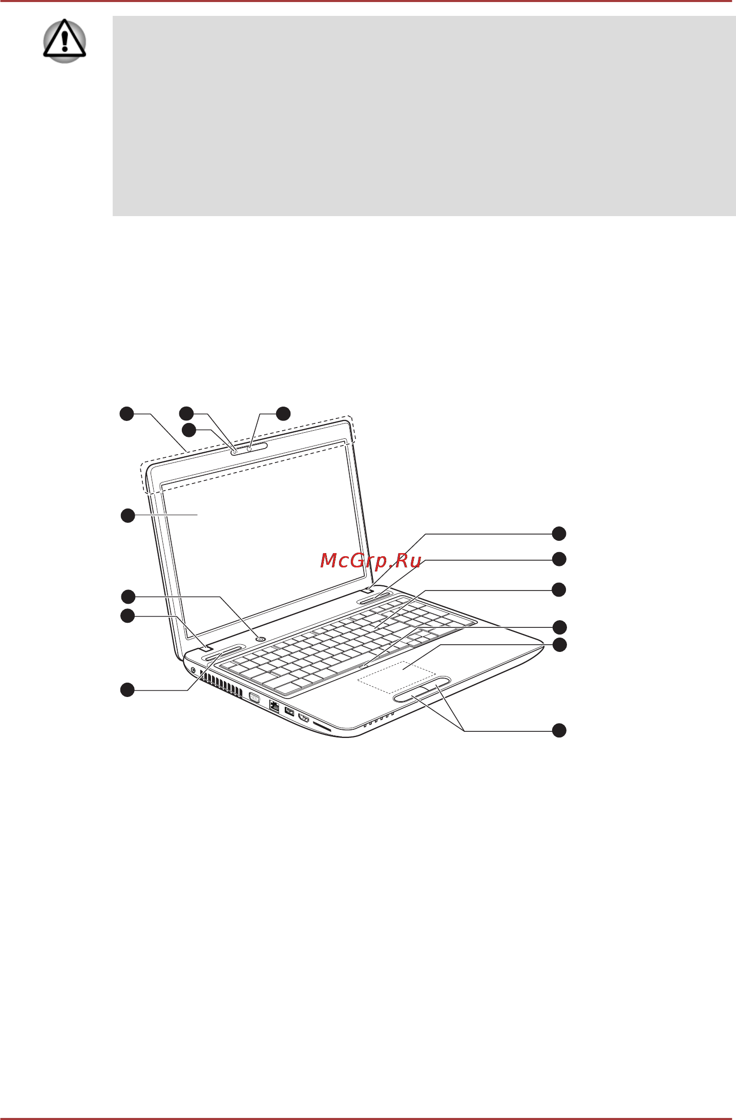 Toshiba Satellite L775-13G [47/202] Вид спереди с открытым дисплеем