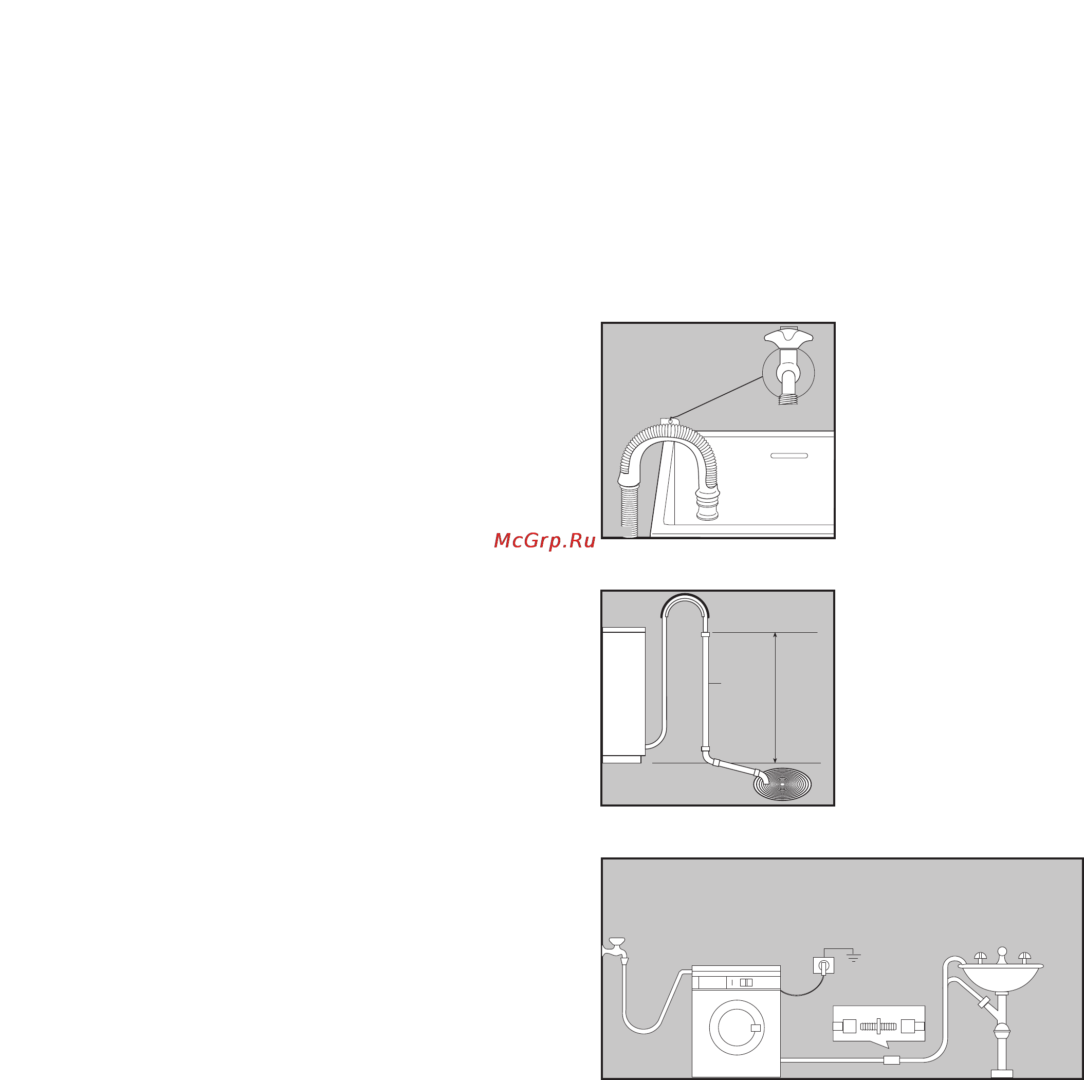 Zanussi FL 574 CN [26/39] Podklæ enie k kanalizacii