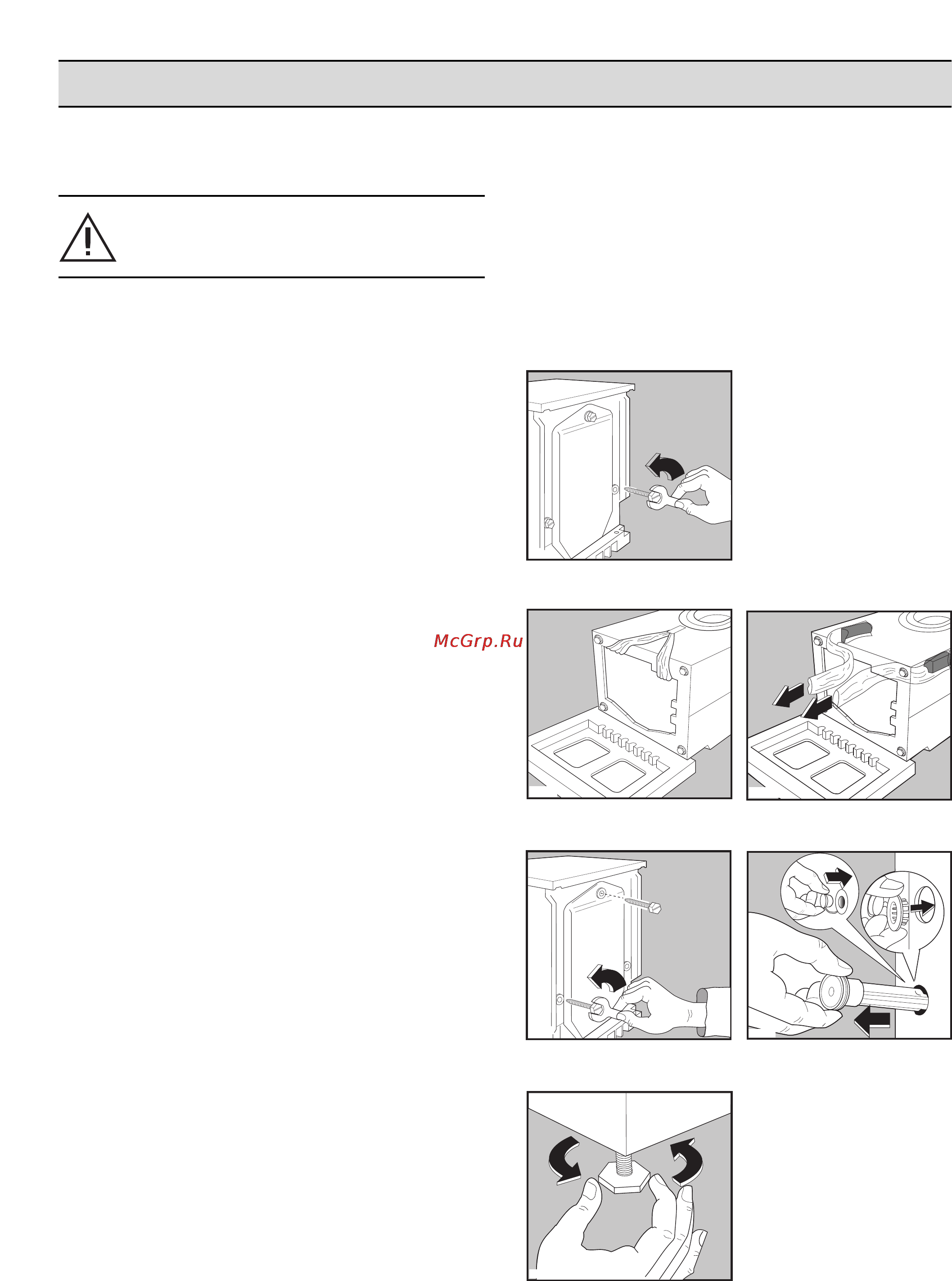Zanussi FL 574 CN [6/39] Positioning