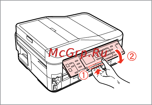 Epson Stylus Office BX625FWD [22/160] Adjusting the angle of the panel