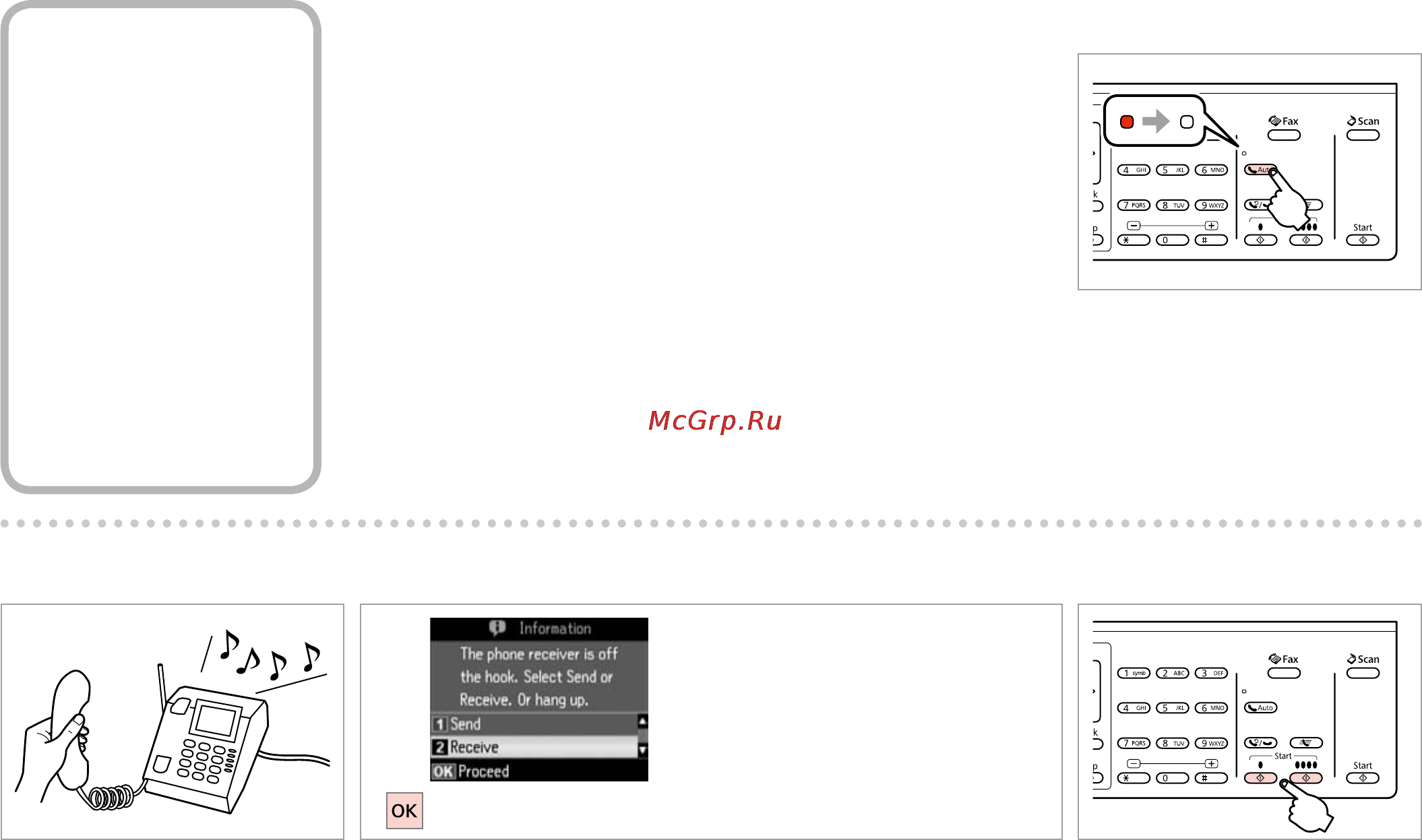 Epson Stylus Office BX635FWD [88/160] Receiving faxes manually