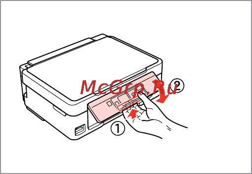 Epson Stylus SX438W [9/56] Adjusting the angle of the panel