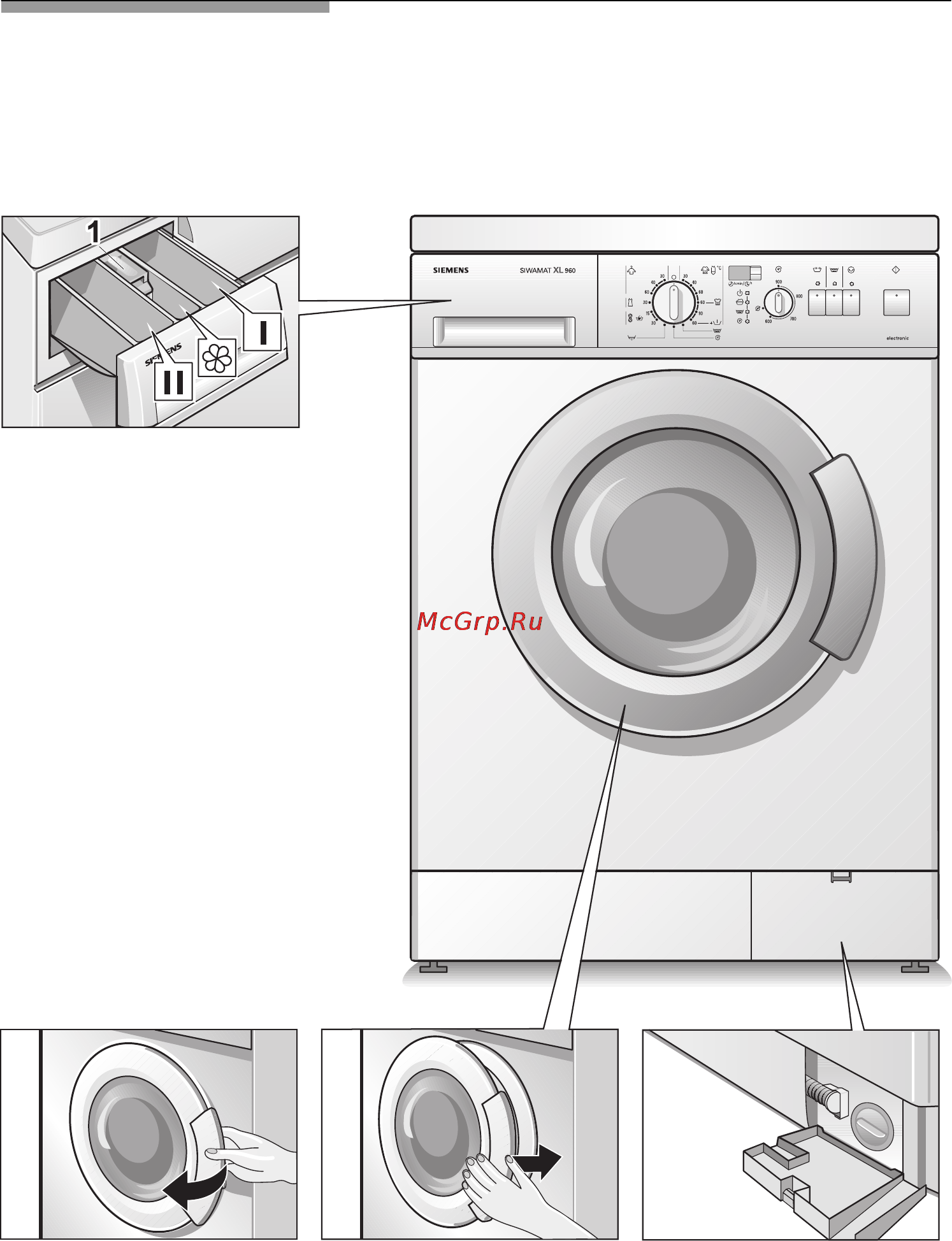 Siemens SIWAMAT XL 960 Инструкция по эксплуатации онлайн [9/64] 50374