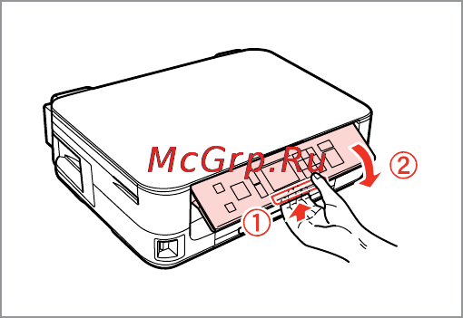 Epson Stylus SX525WD [12/88] Adjusting the angle of the panel
