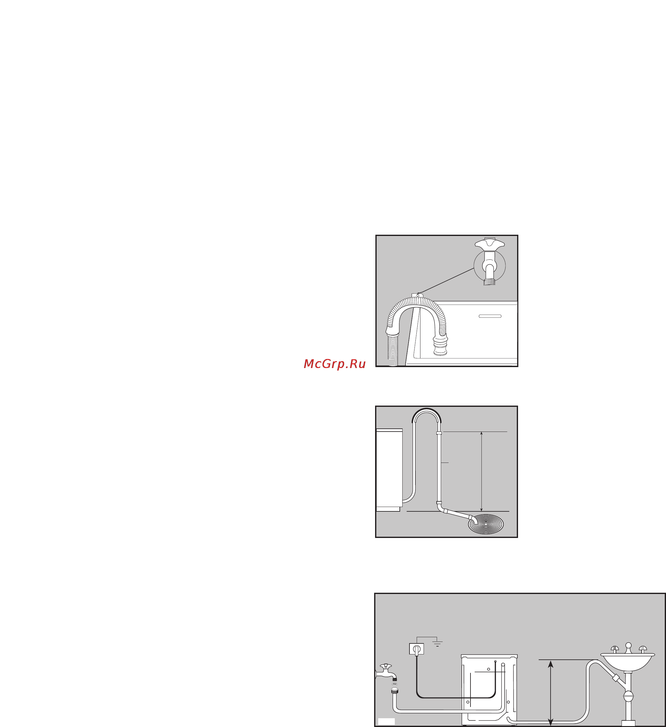 Zanussi FL 12 [8/28] Podklæ enie k kanalizacii