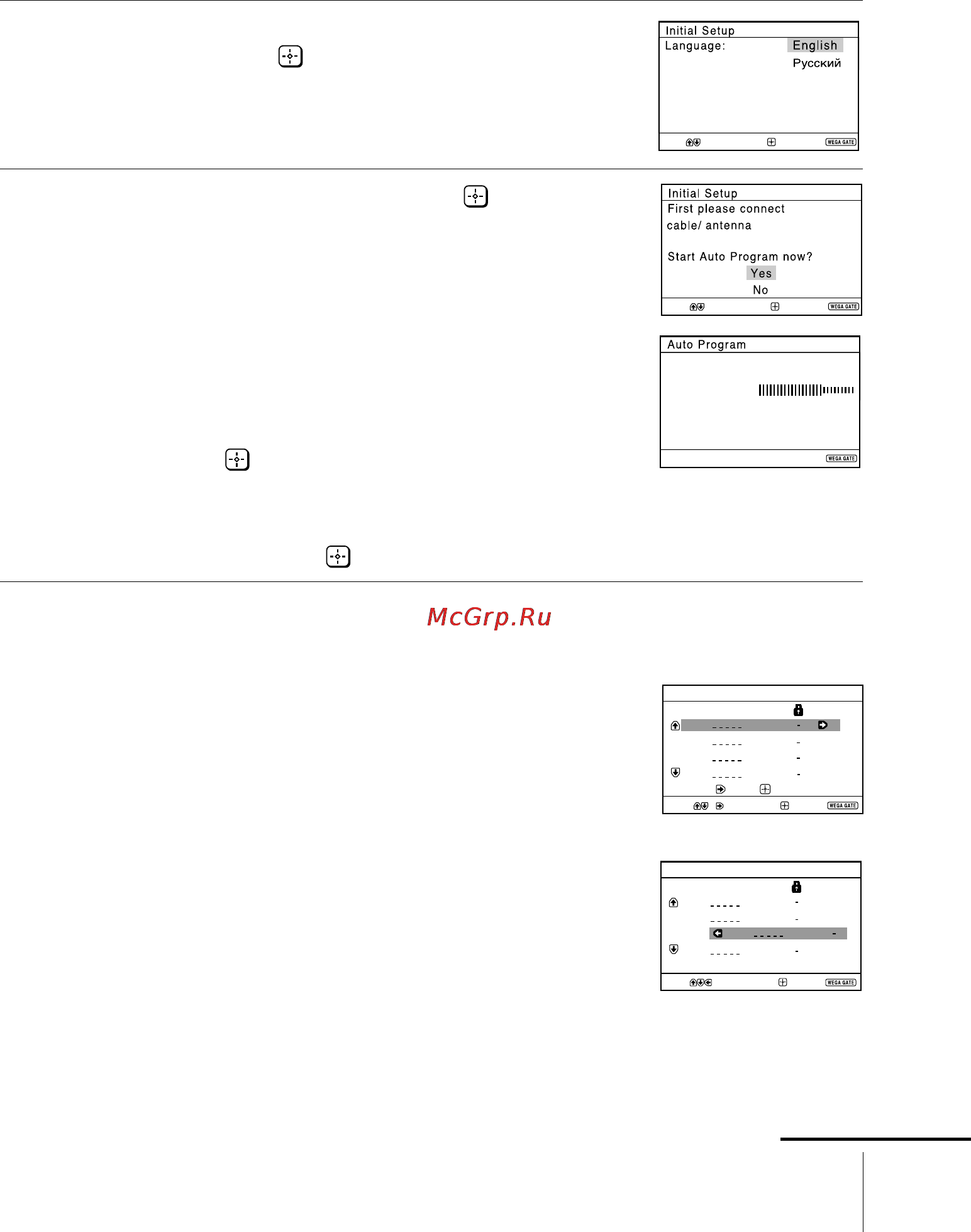 Sony KV-BZ14 [5/43] Setting up your tv initial setup