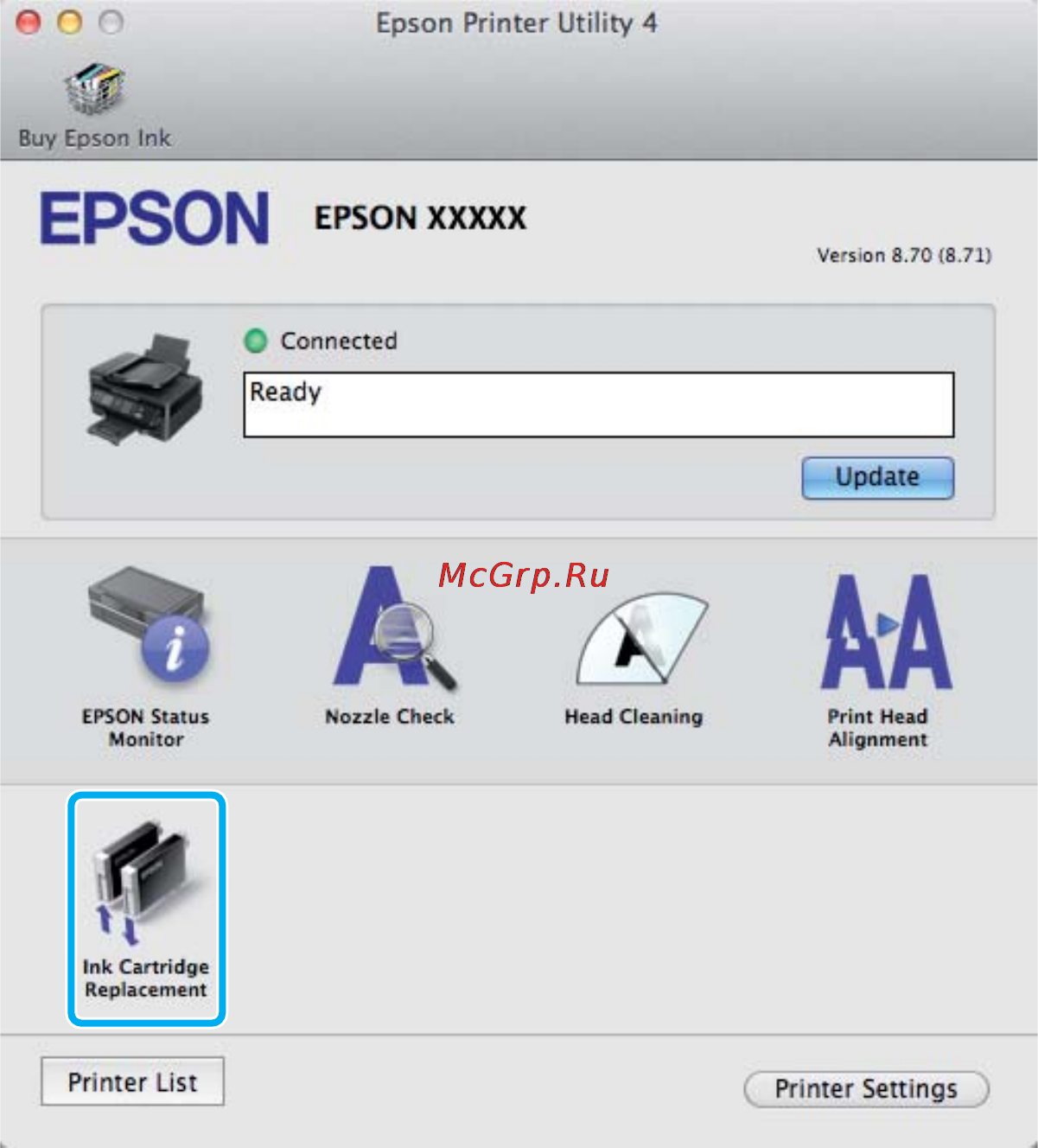 Epson WorkForce WF-2530WF Инструкция по эксплуатации онлайн [110/180] 50433